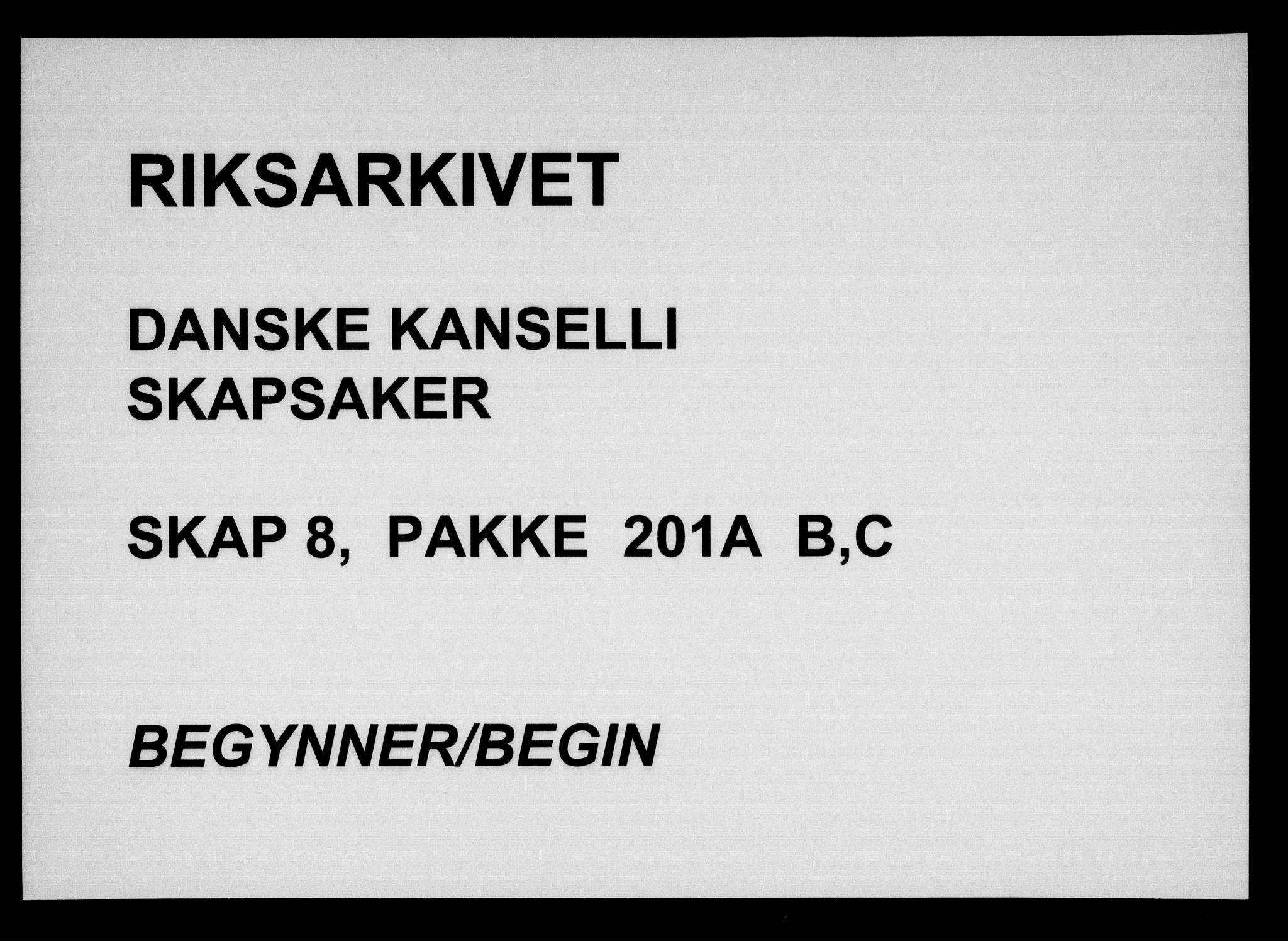 Danske Kanselli, Skapsaker, RA/EA-4061/F/L0021: Skap 8, pakke 198-209, 1720-1734, s. 46