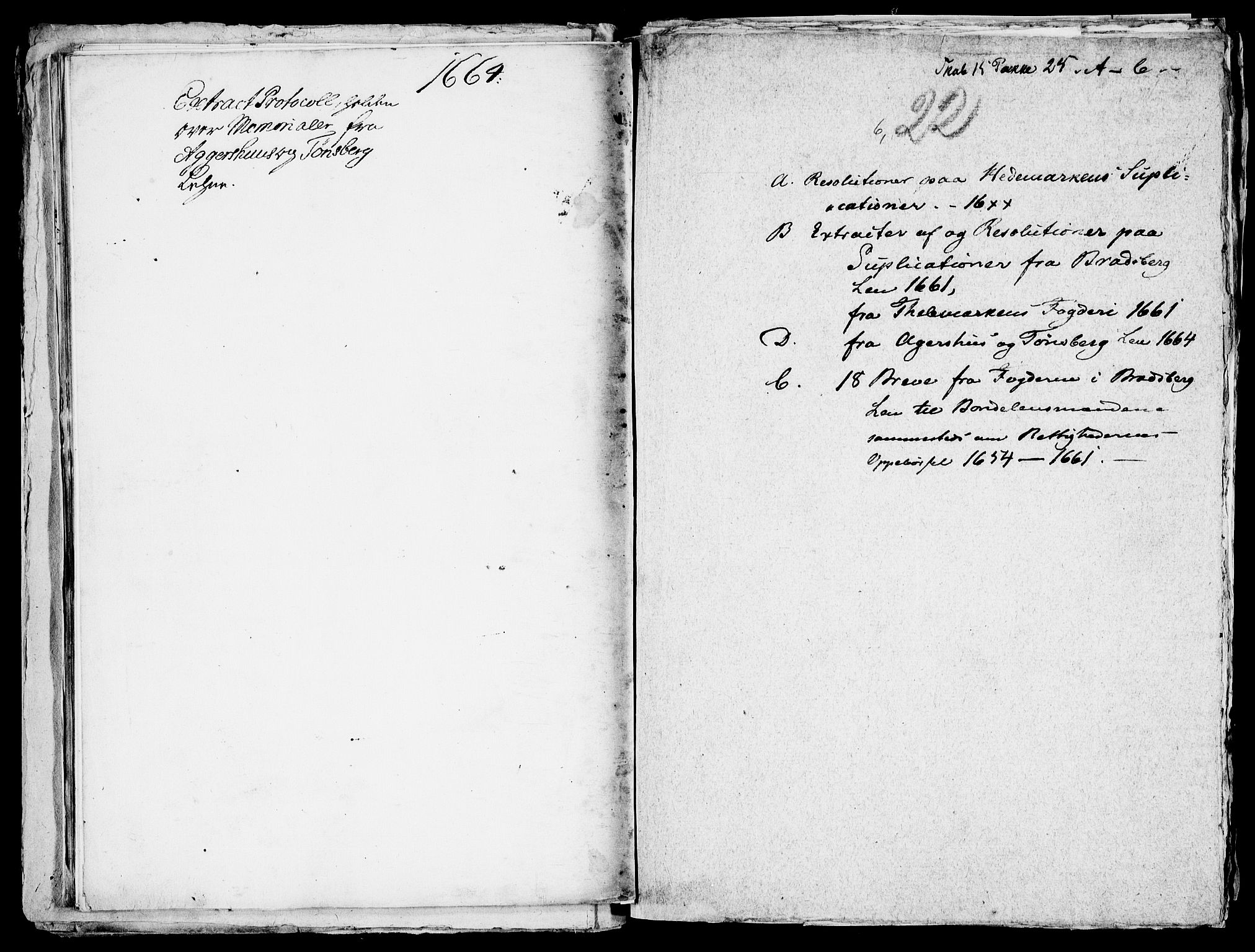 Danske Kanselli, Skapsaker, AV/RA-EA-4061/F/L0071: Skap 15, pakke 1A-31 Ia, 1618-1701, s. 253