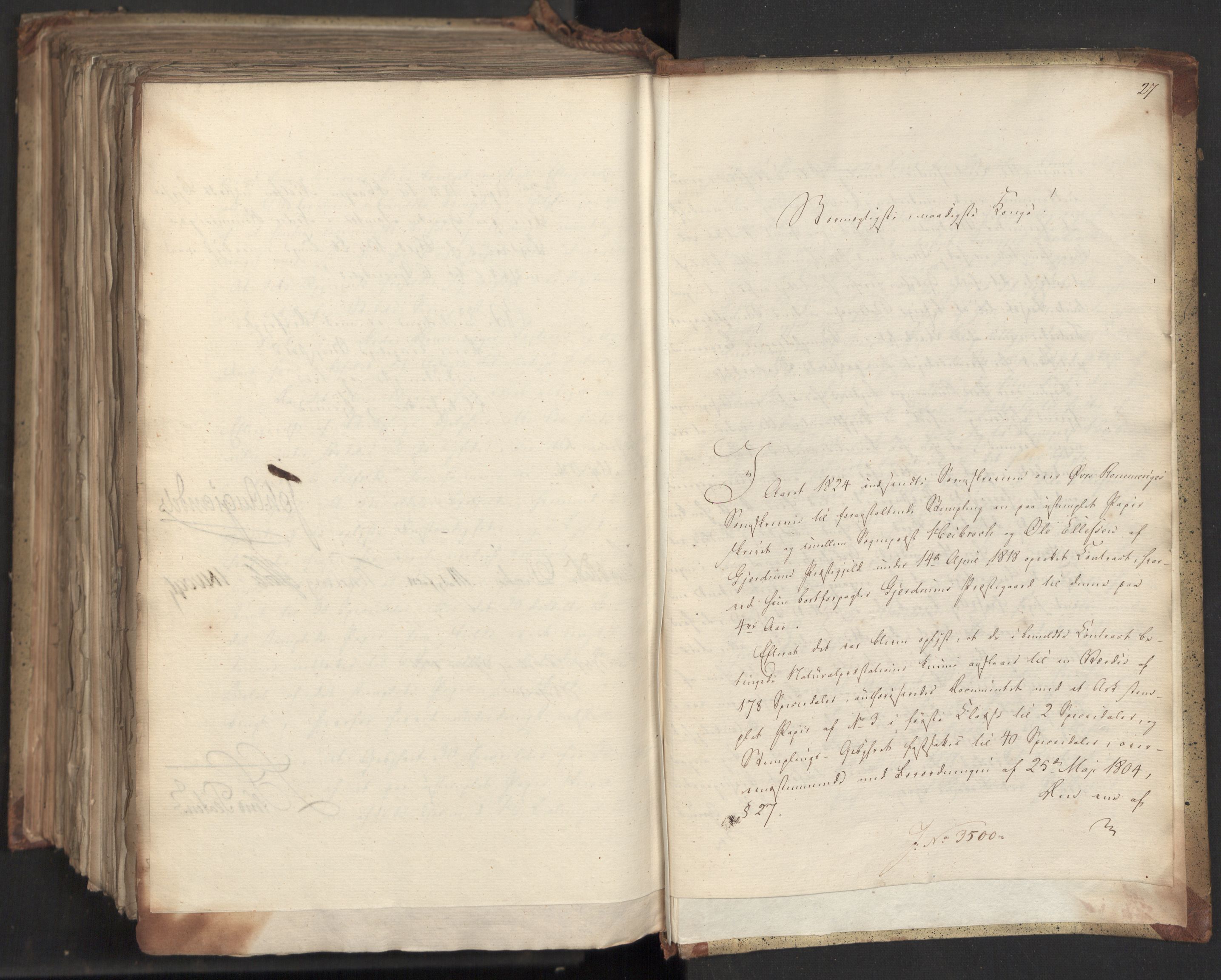Statsrådsavdelingen i Stockholm, AV/RA-S-1003/D/Da/L0046: Regjeringsinnstillinger nr. 3308-3500, 1826, s. 531