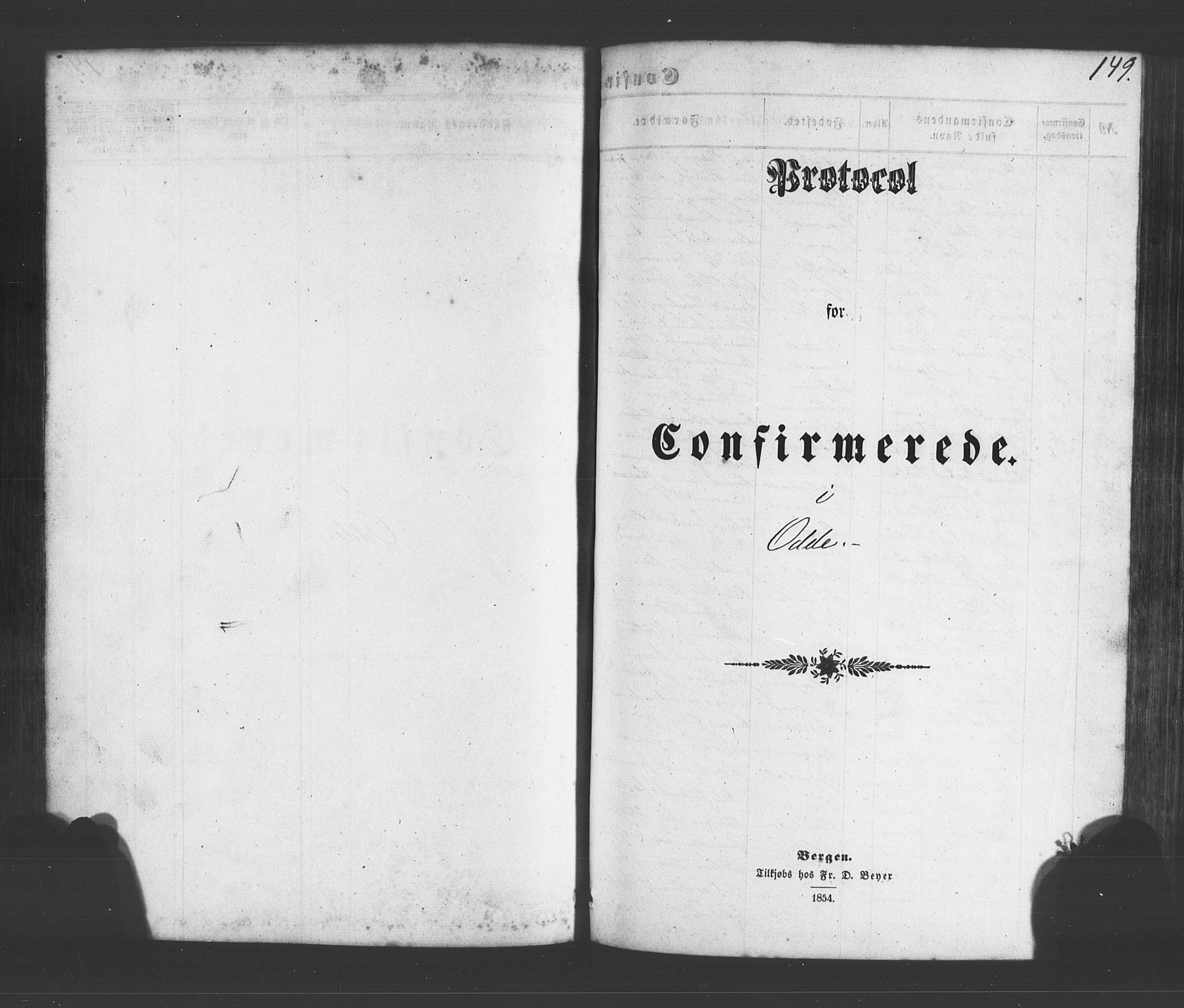 Odda Sokneprestembete, SAB/A-77201/H/Hab: Klokkerbok nr. A 4, 1858-1886, s. 149