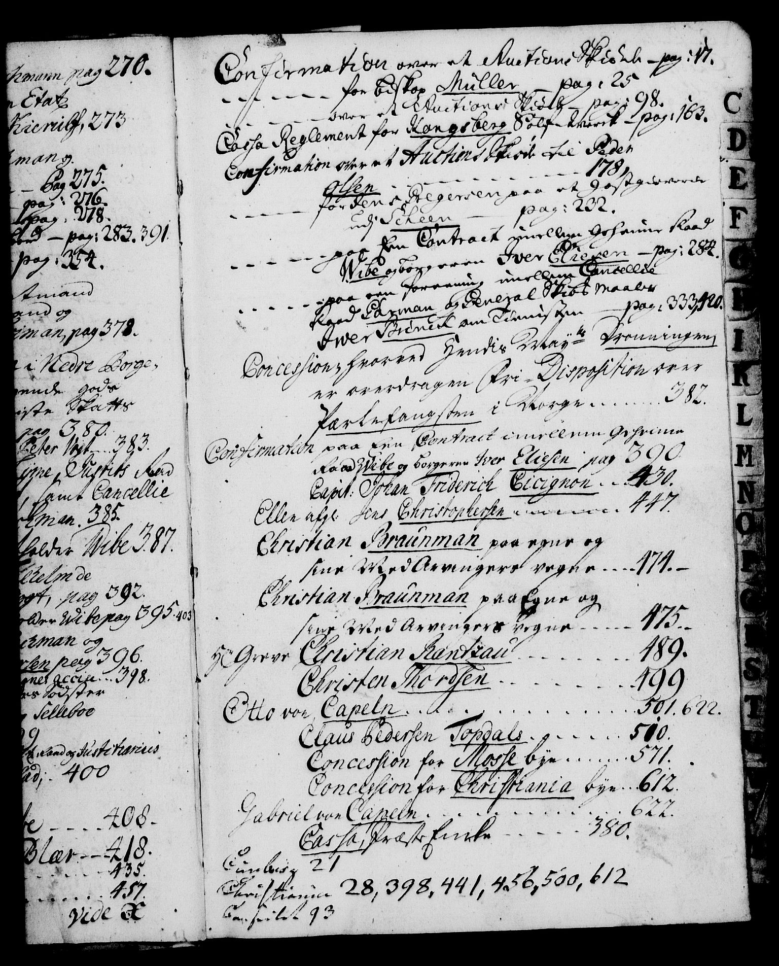 Rentekammeret, Kammerkanselliet, RA/EA-3111/G/Gg/Gga/L0003: Norsk ekspedisjonsprotokoll med register (merket RK 53.3), 1727-1734