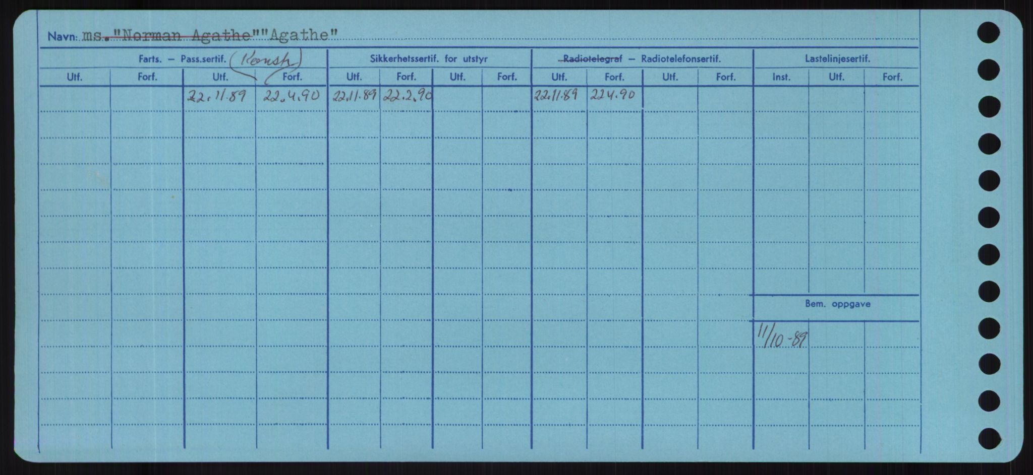 Sjøfartsdirektoratet med forløpere, Skipsmålingen, RA/S-1627/H/Hd/L0001: Fartøy, A-Anv, s. 112