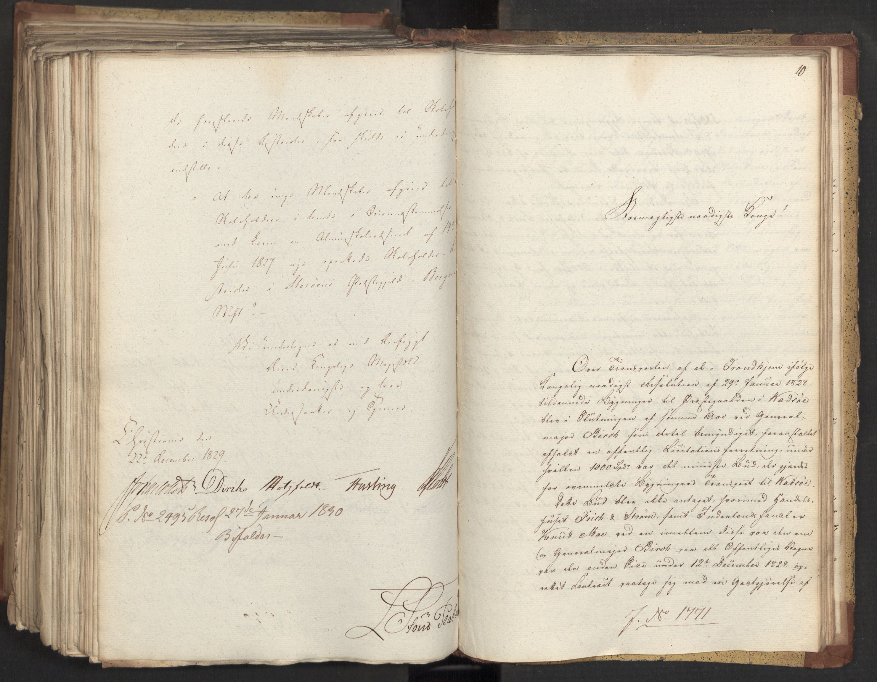 Statsrådsavdelingen i Stockholm, AV/RA-S-1003/D/Da/L0062: Regjeringsinnstillinger nr. 1667-1787, 1829, s. 391