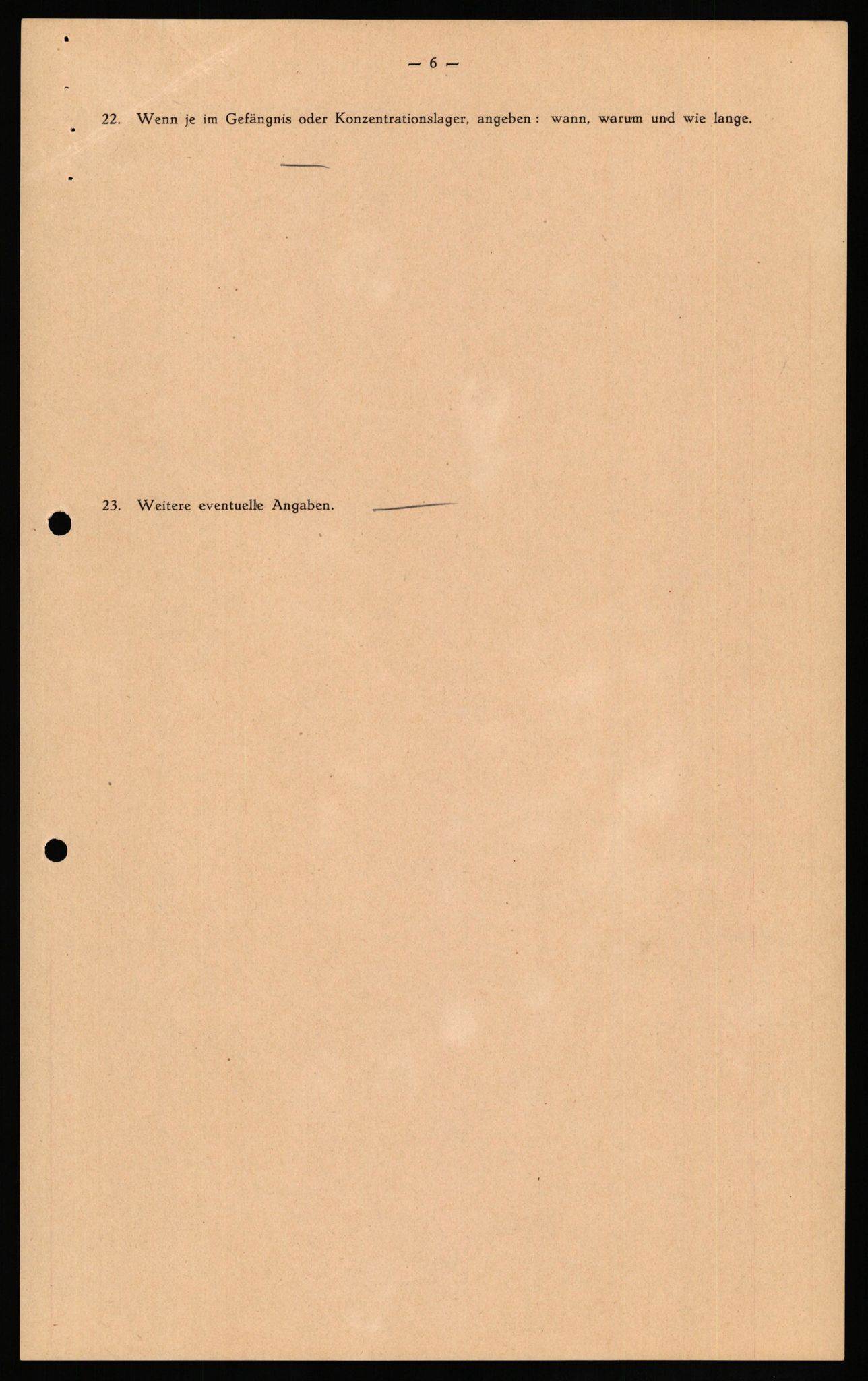 Forsvaret, Forsvarets overkommando II, RA/RAFA-3915/D/Db/L0031: CI Questionaires. Tyske okkupasjonsstyrker i Norge. Tyskere., 1945-1946, s. 373