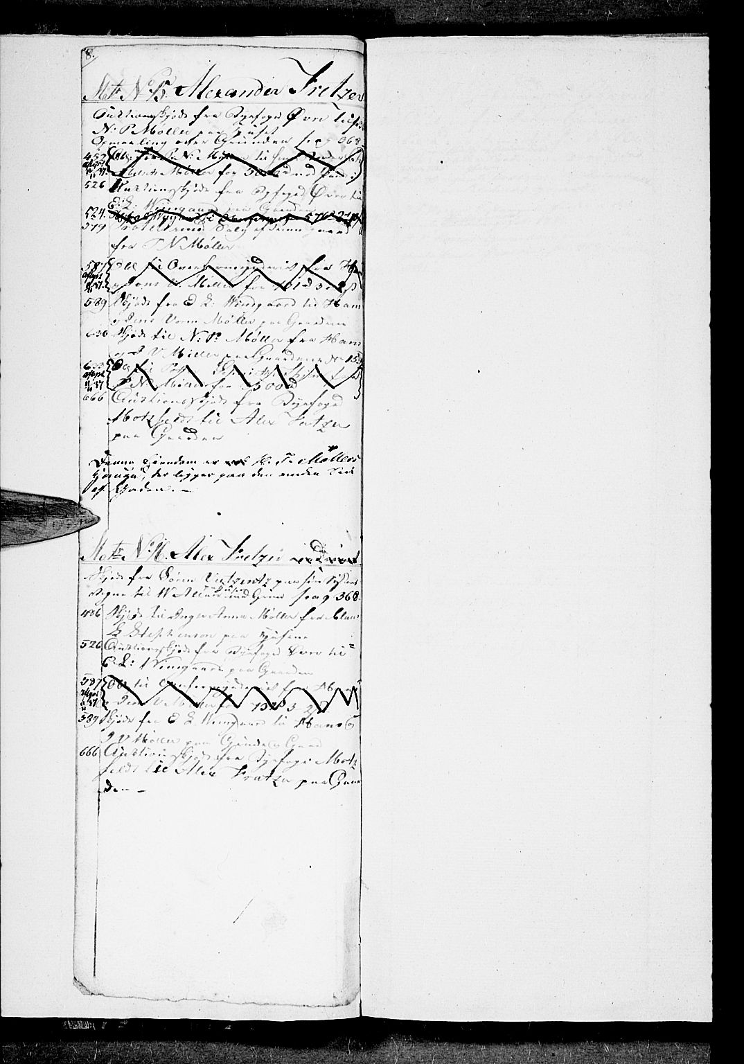 Molde byfogd, AV/SAT-A-0025/2/2A/L0001: Panteregister nr. 1, 1790-1823, s. 8