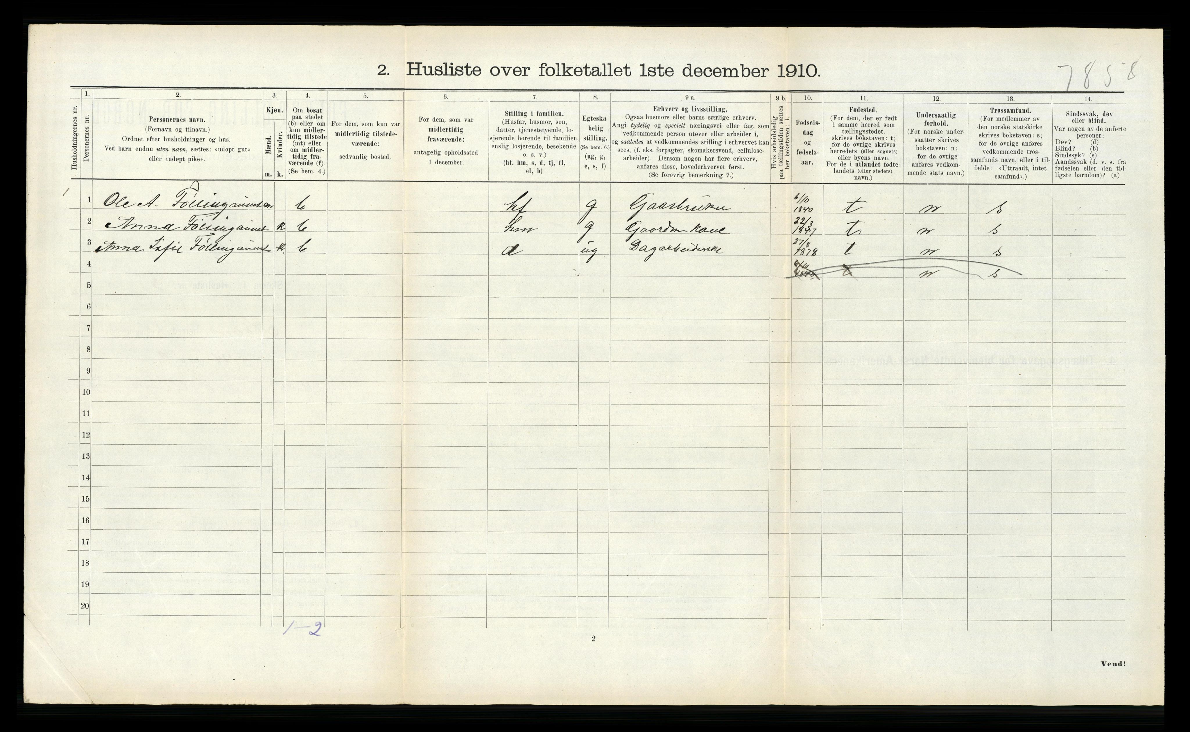 RA, Folketelling 1910 for 1735 Kvam herred, 1910, s. 370