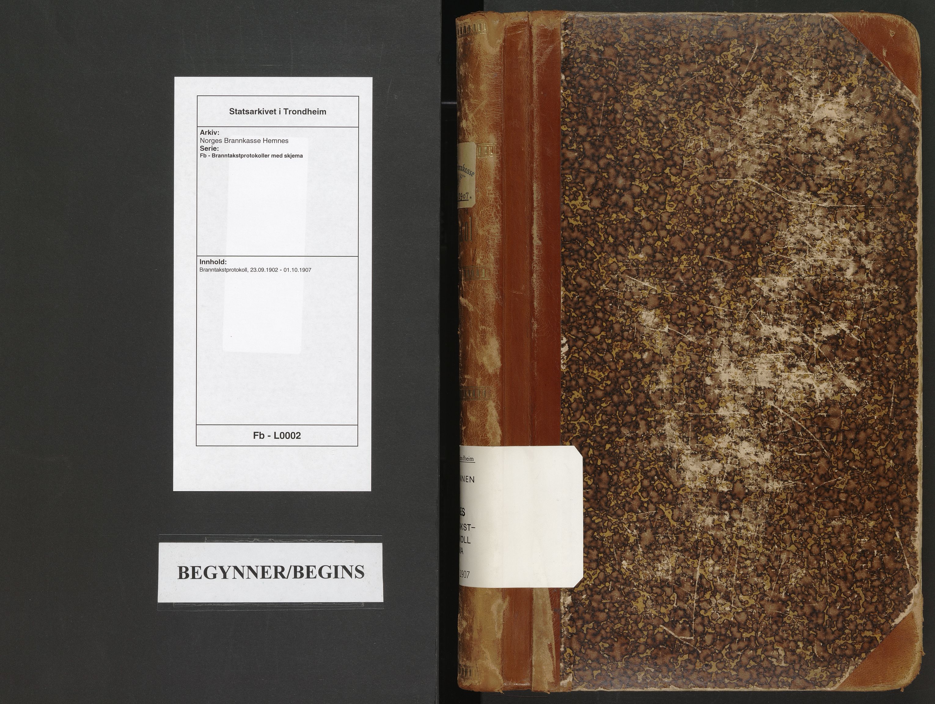 Norges Brannkasse Hemnes, SAT/A-5576/Fb/L0002: Branntakstprotokoll, 1902-1907