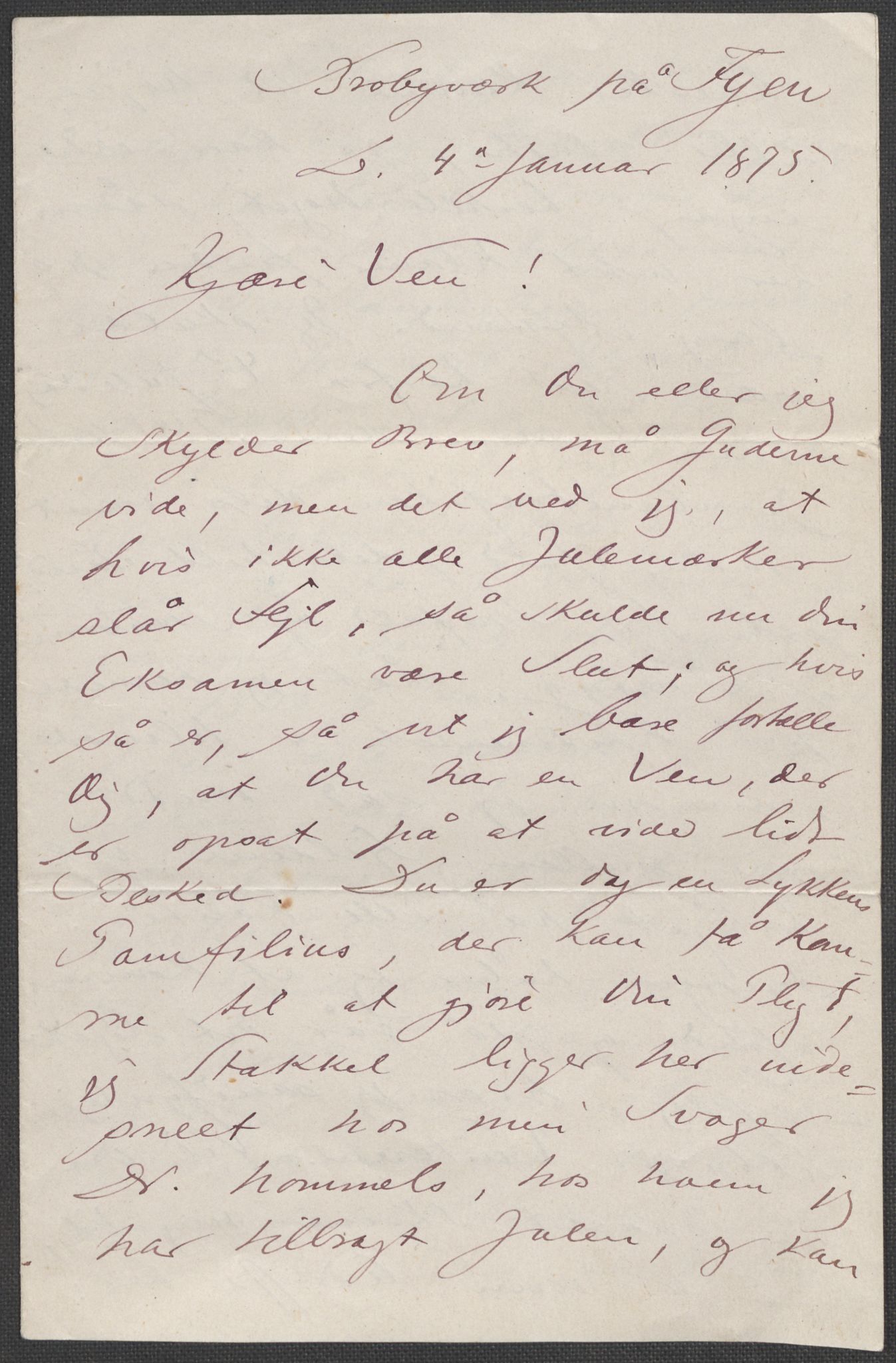 Beyer, Frants, RA/PA-0132/F/L0001: Brev fra Edvard Grieg til Frantz Beyer og "En del optegnelser som kan tjene til kommentar til brevene" av Marie Beyer, 1872-1907, s. 41