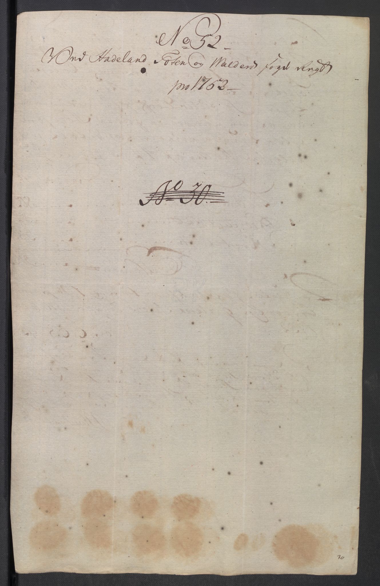 Rentekammeret inntil 1814, Reviderte regnskaper, Fogderegnskap, AV/RA-EA-4092/R18/L1349: Fogderegnskap Hadeland, Toten og Valdres, 1752-1753, s. 214