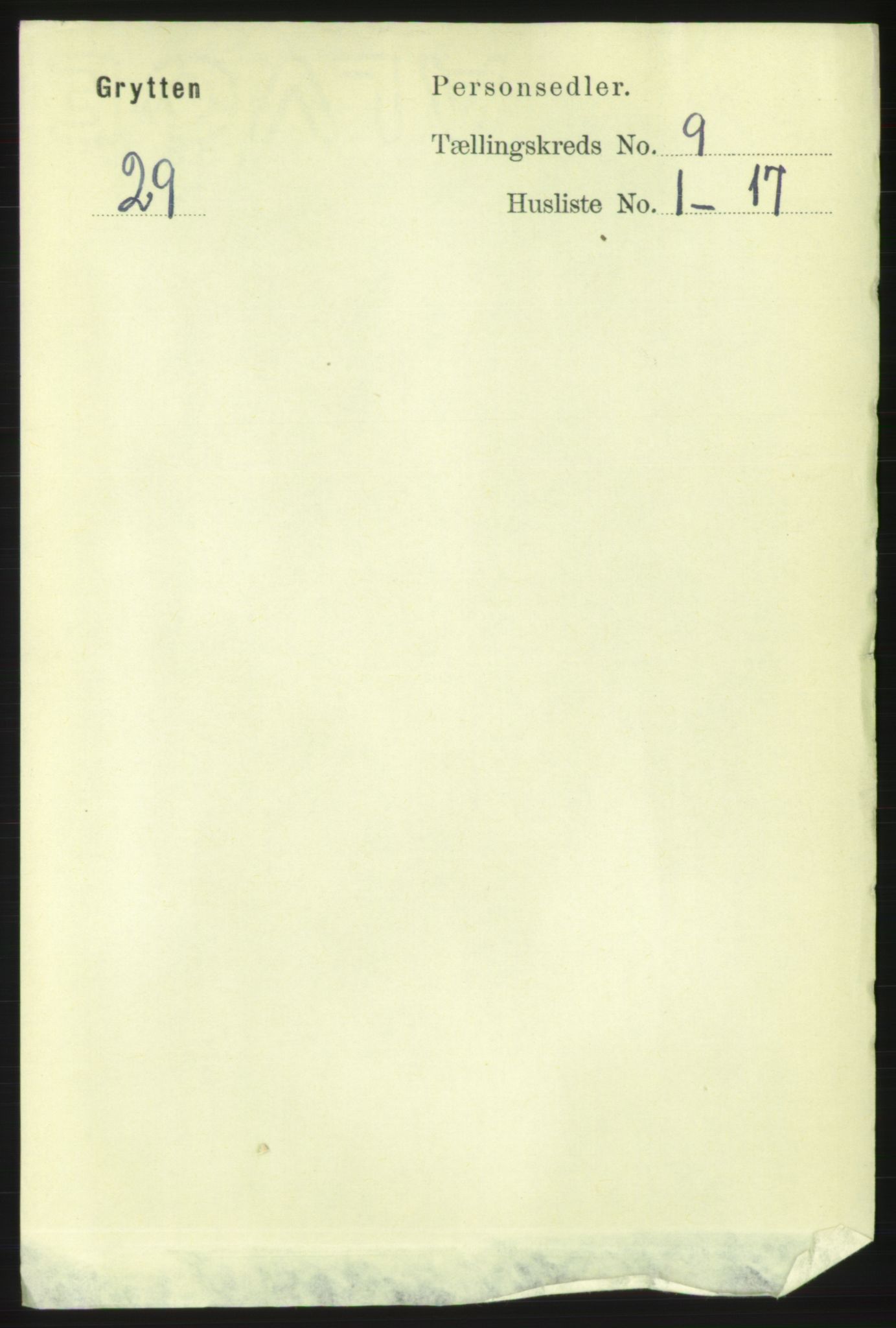 RA, Folketelling 1891 for 1539 Grytten herred, 1891, s. 3361