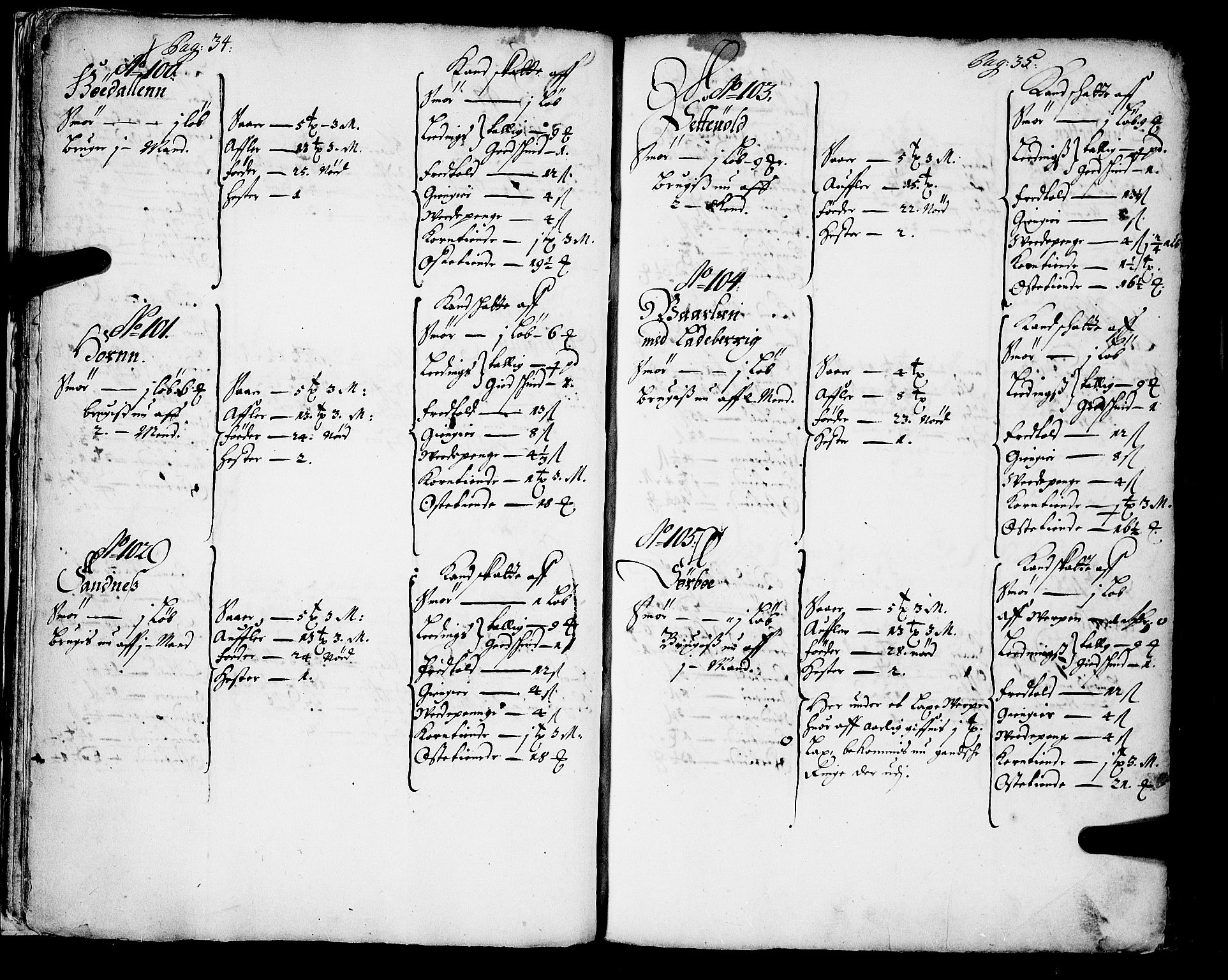 Rentekammeret inntil 1814, Realistisk ordnet avdeling, AV/RA-EA-4070/N/Nb/Nba/L0043: Sunnfjord fogderi, 1667, s. 34-35