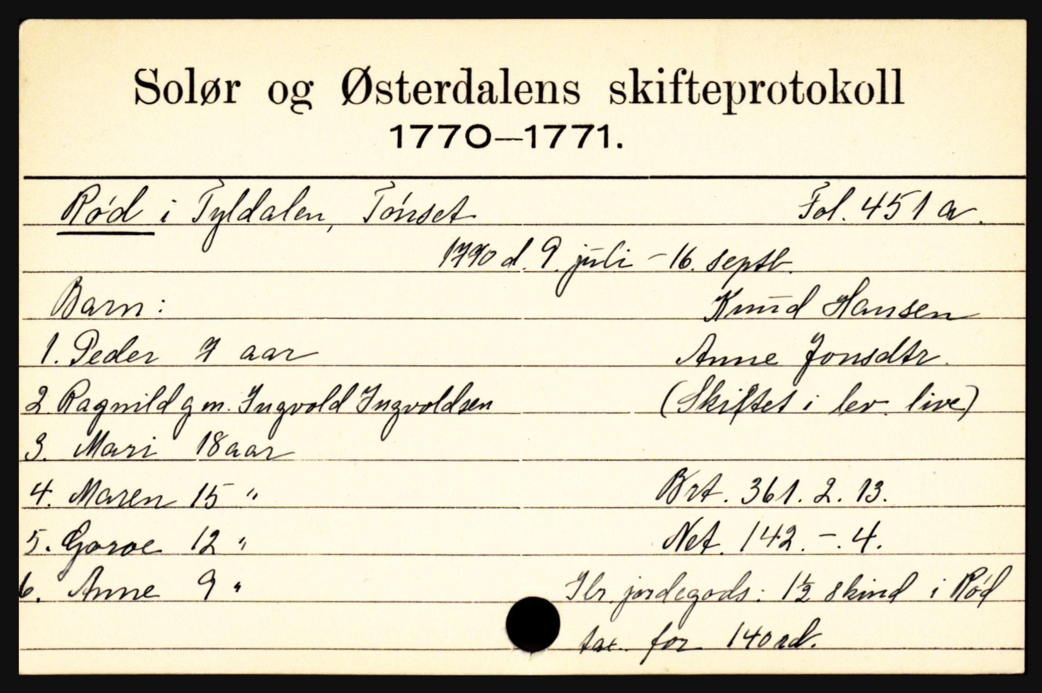 Solør og Østerdalen sorenskriveri, SAH/TING-024/J, 1716-1774, s. 4917