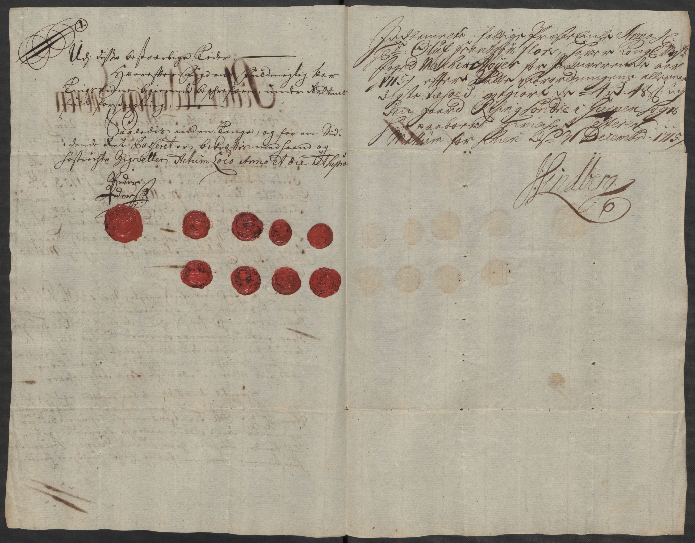 Rentekammeret inntil 1814, Reviderte regnskaper, Fogderegnskap, AV/RA-EA-4092/R36/L2127: Fogderegnskap Øvre og Nedre Telemark og Bamble, 1715, s. 266