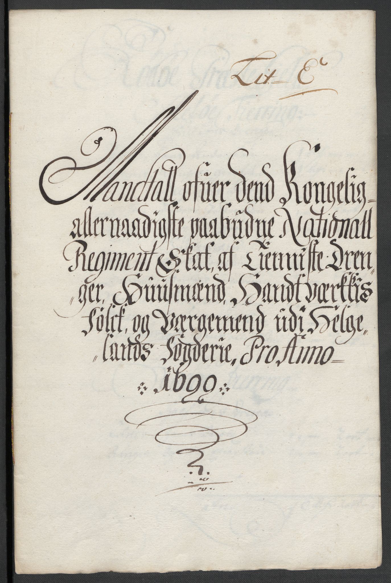 Rentekammeret inntil 1814, Reviderte regnskaper, Fogderegnskap, RA/EA-4092/R65/L4507: Fogderegnskap Helgeland, 1699-1701, s. 107