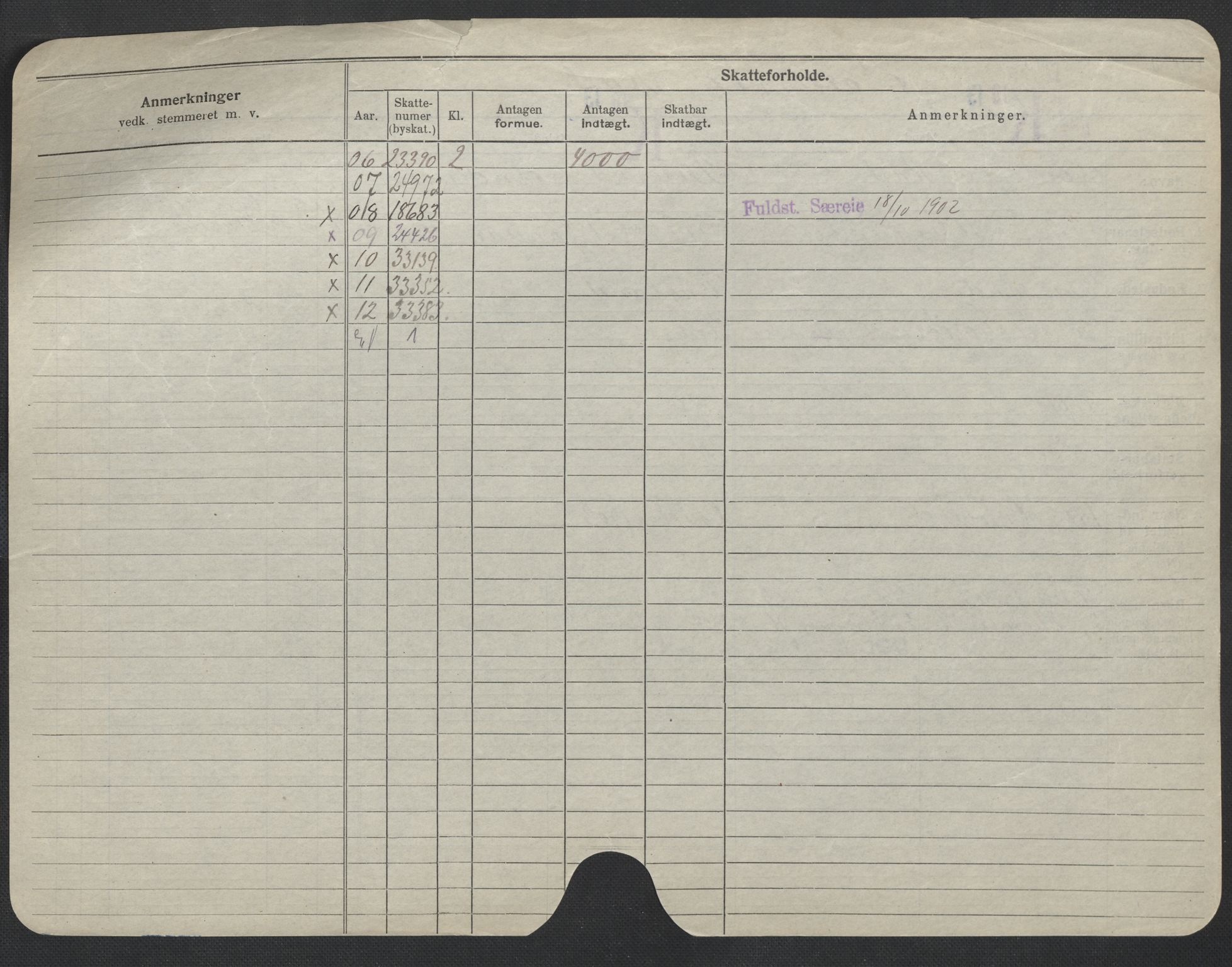 Oslo folkeregister, Registerkort, SAO/A-11715/F/Fa/Fac/L0008: Menn, 1906-1914, s. 505b