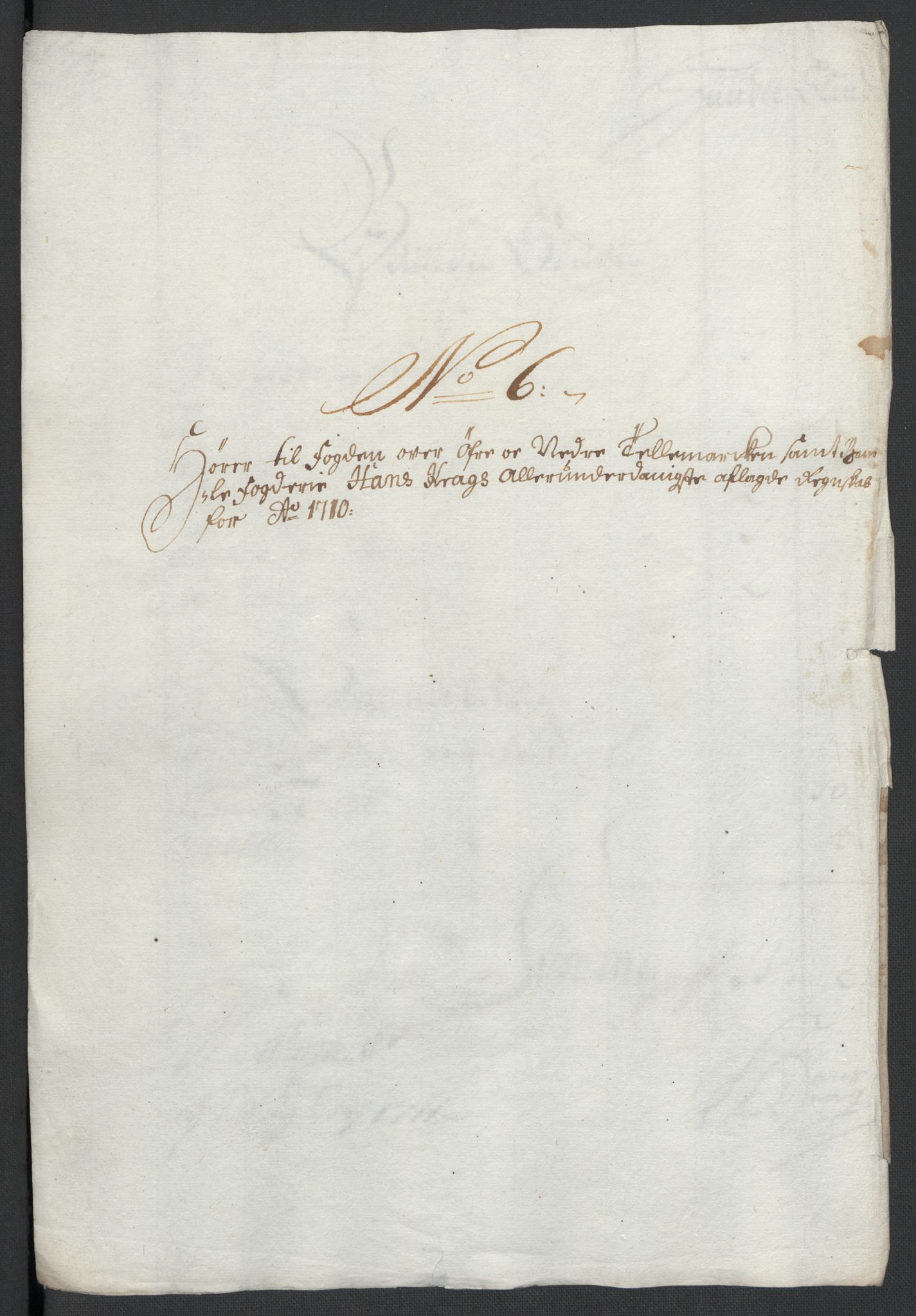 Rentekammeret inntil 1814, Reviderte regnskaper, Fogderegnskap, AV/RA-EA-4092/R36/L2119: Fogderegnskap Øvre og Nedre Telemark og Bamble, 1710, s. 52