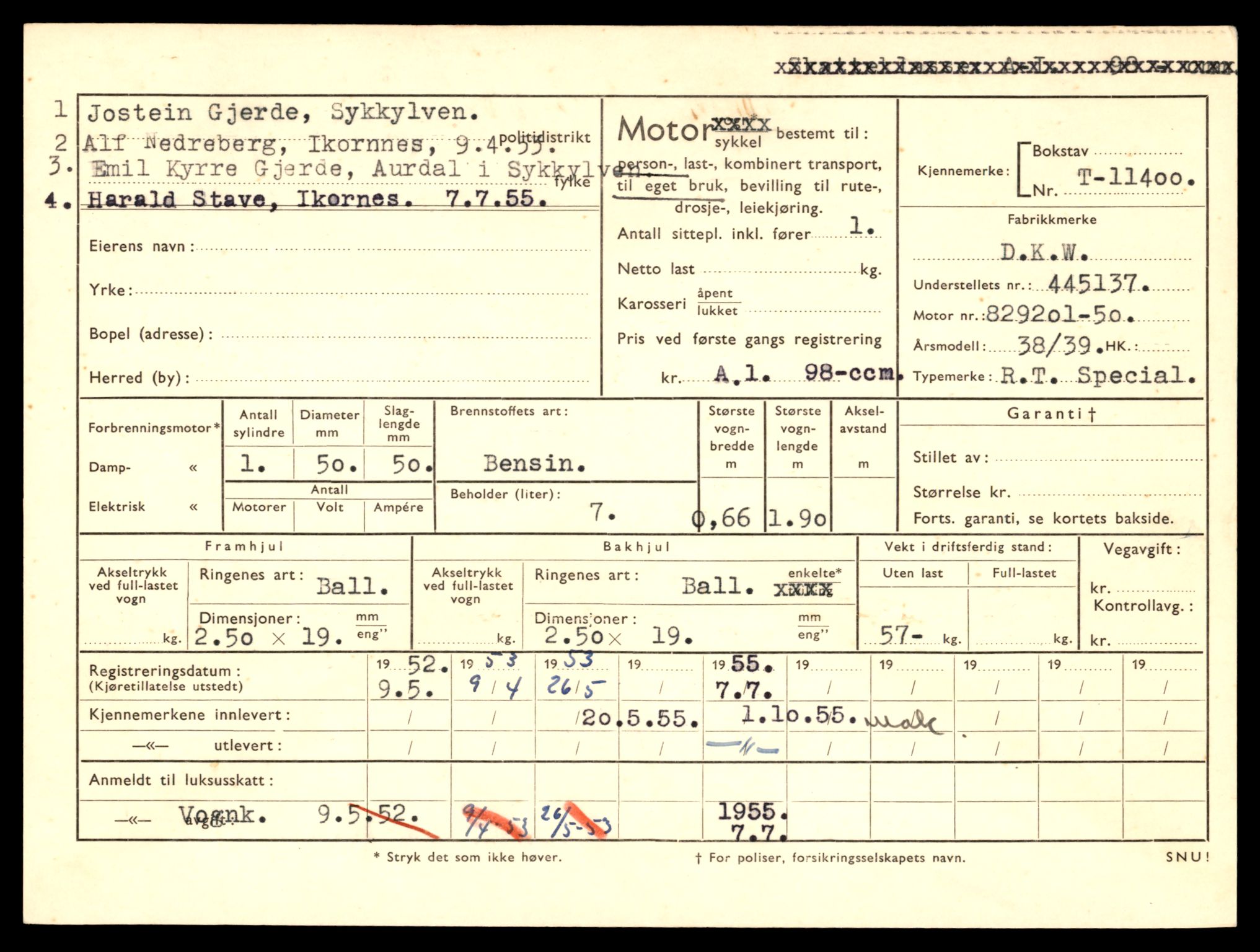 Møre og Romsdal vegkontor - Ålesund trafikkstasjon, AV/SAT-A-4099/F/Fe/L0028: Registreringskort for kjøretøy T 11290 - T 11429, 1927-1998, s. 2445