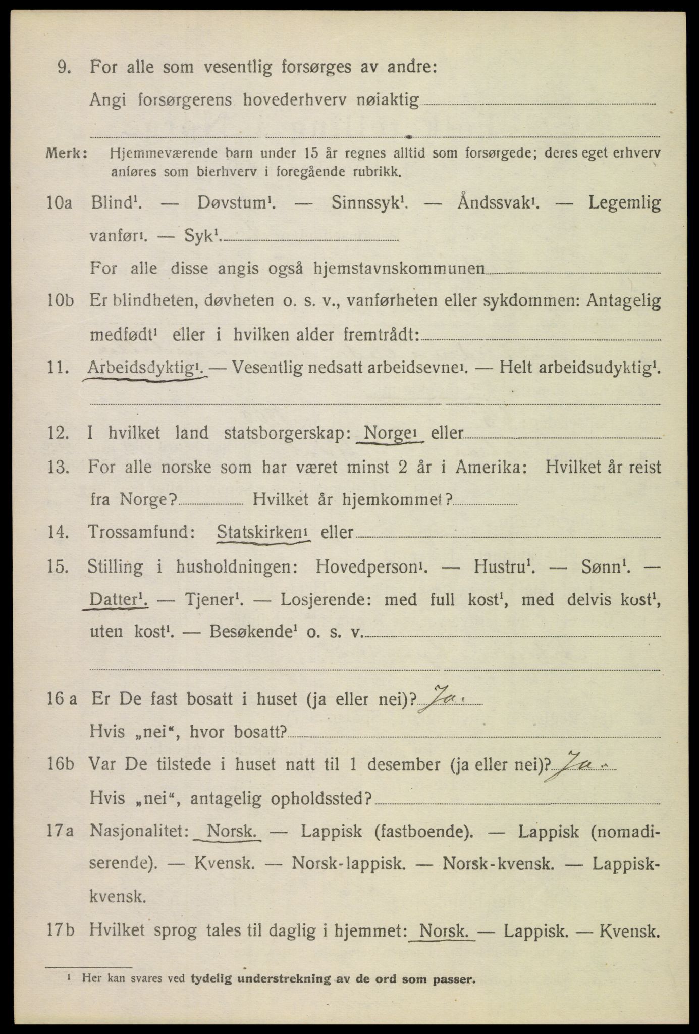 SAT, Folketelling 1920 for 1840 Saltdal herred, 1920, s. 1250