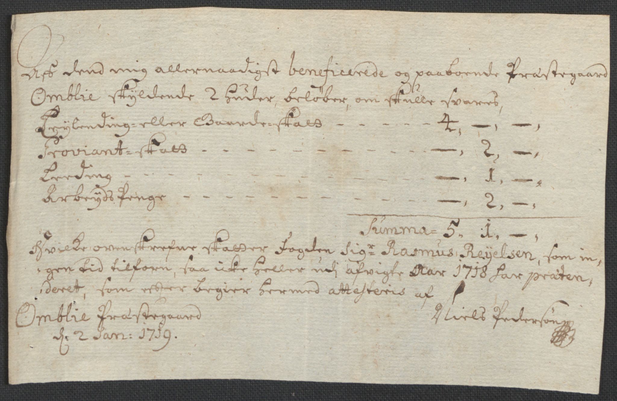 Rentekammeret inntil 1814, Reviderte regnskaper, Fogderegnskap, AV/RA-EA-4092/R40/L2453: Fogderegnskap Råbyggelag, 1718-1719, s. 112