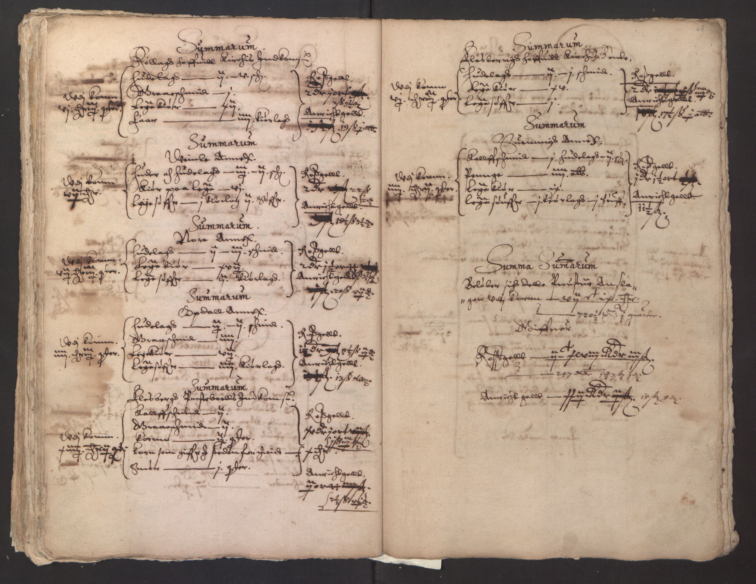 Stattholderembetet 1572-1771, AV/RA-EA-2870/Ek/L0014/0001: Jordebøker til utlikning av rosstjeneste 1624-1626: / Kirke- og prestebolsinntekter i Oslo og Hamar bispedømme, 1625-1626, s. 70