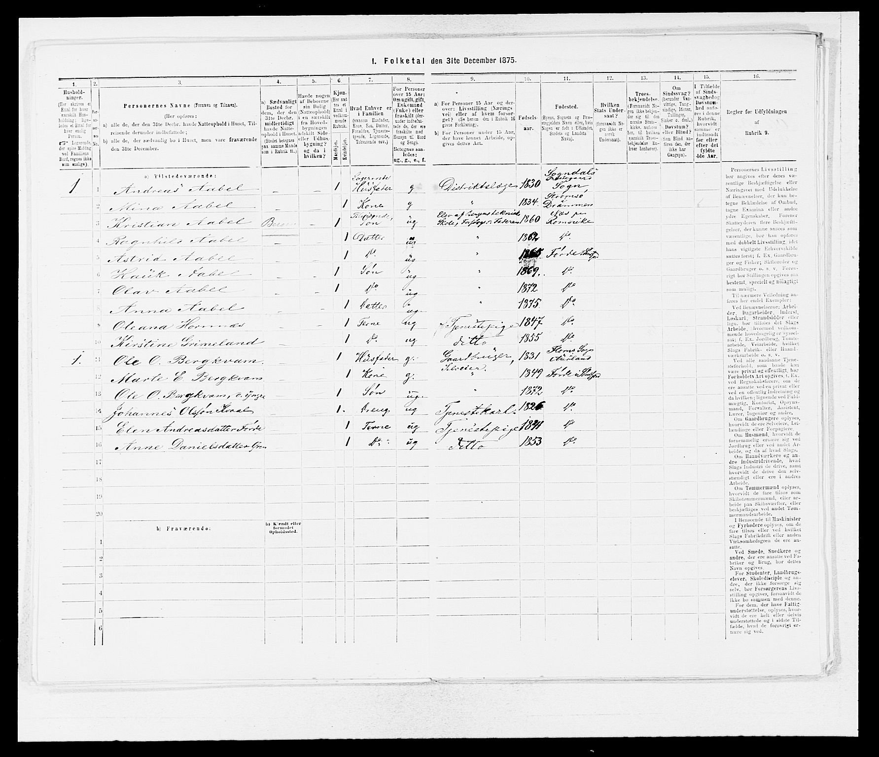 SAB, Folketelling 1875 for 1432P Førde prestegjeld, 1875, s. 675