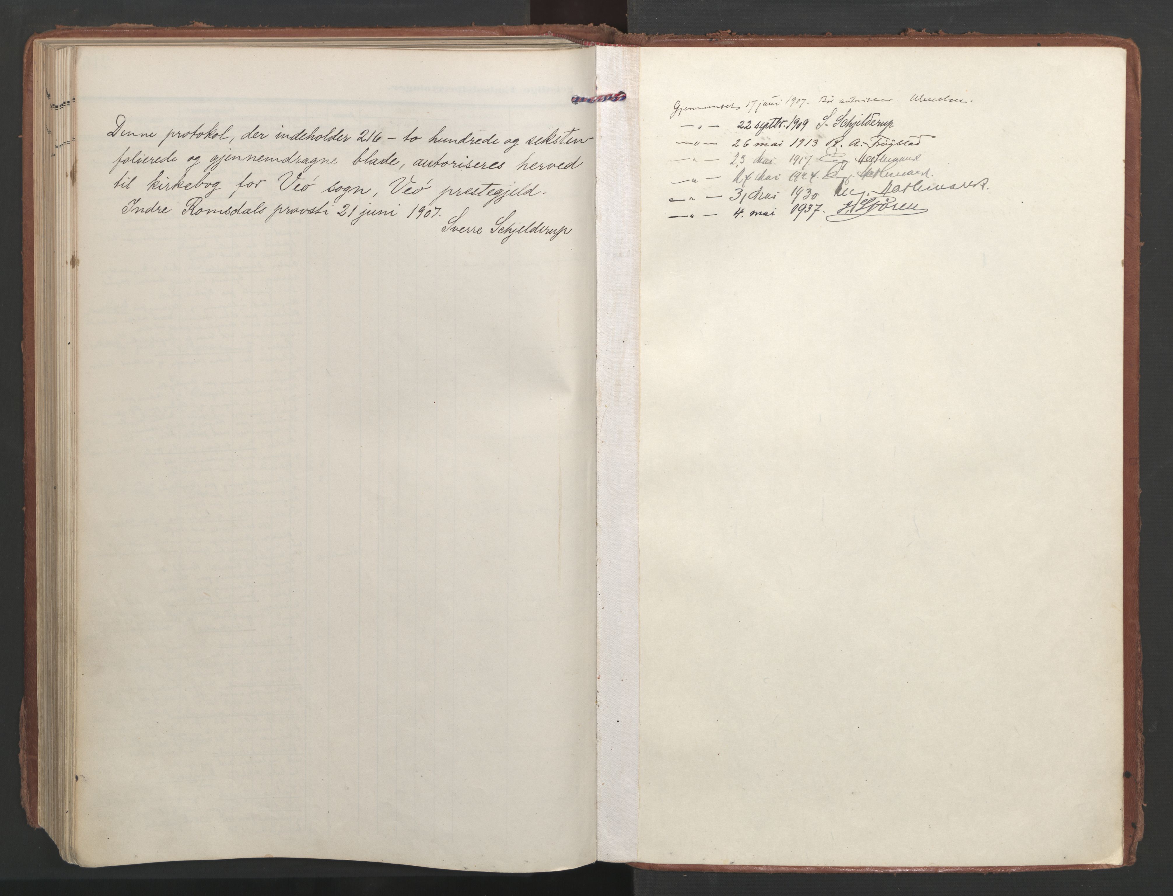 Ministerialprotokoller, klokkerbøker og fødselsregistre - Møre og Romsdal, AV/SAT-A-1454/547/L0605: Ministerialbok nr. 547A07, 1907-1936