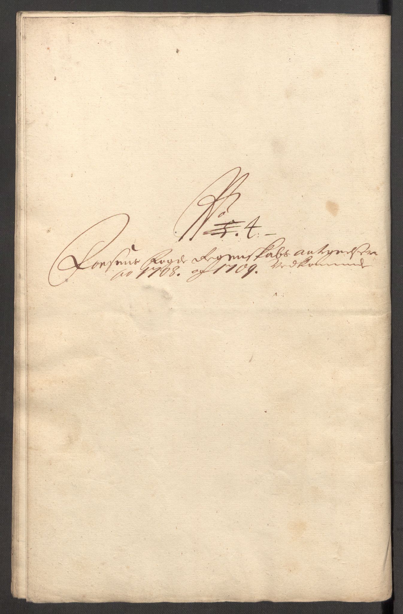 Rentekammeret inntil 1814, Reviderte regnskaper, Fogderegnskap, RA/EA-4092/R57/L3858: Fogderegnskap Fosen, 1708-1709, s. 484
