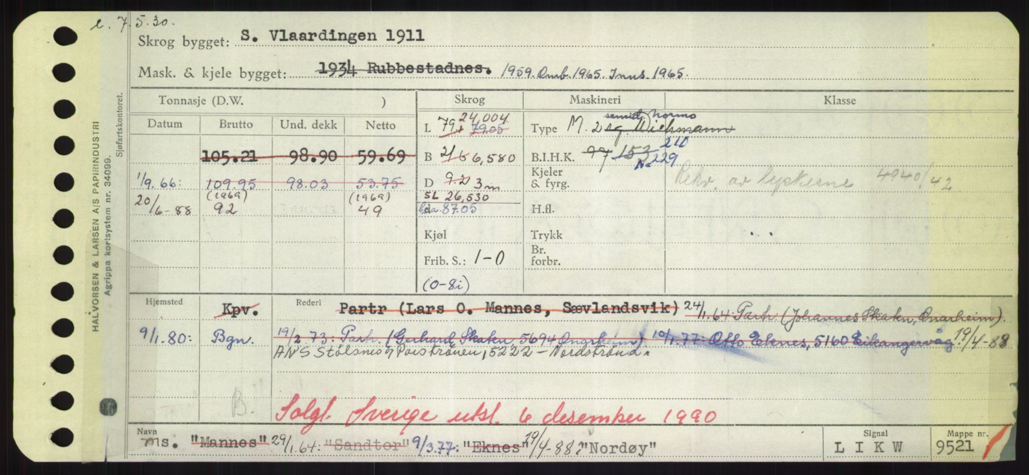 Sjøfartsdirektoratet med forløpere, Skipsmålingen, AV/RA-S-1627/H/Hd/L0026: Fartøy, N-Norhol, s. 591