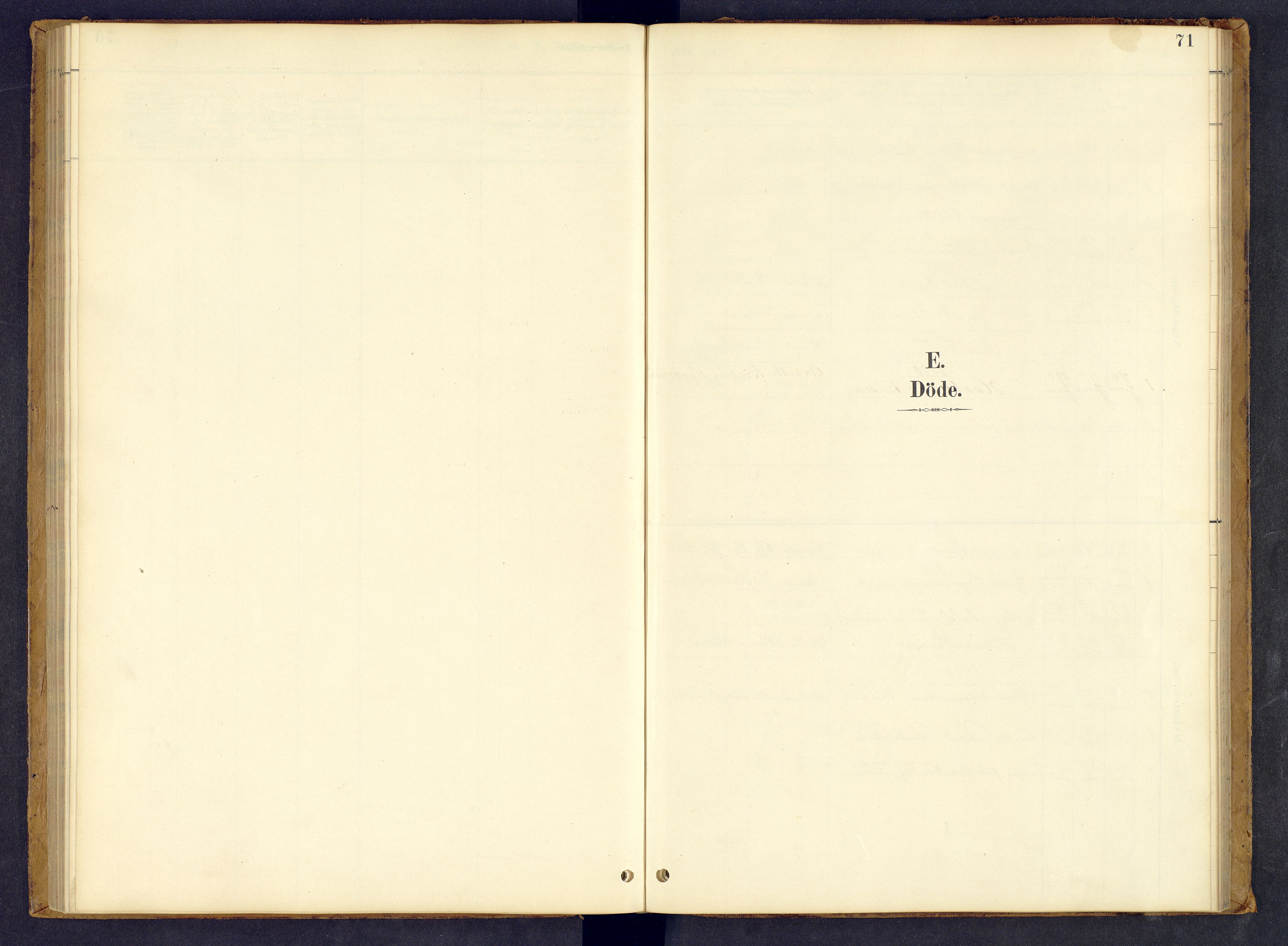 Tynset prestekontor, AV/SAH-PREST-058/H/Ha/Hab/L0008: Klokkerbok nr. 8, 1884-1916, s. 71