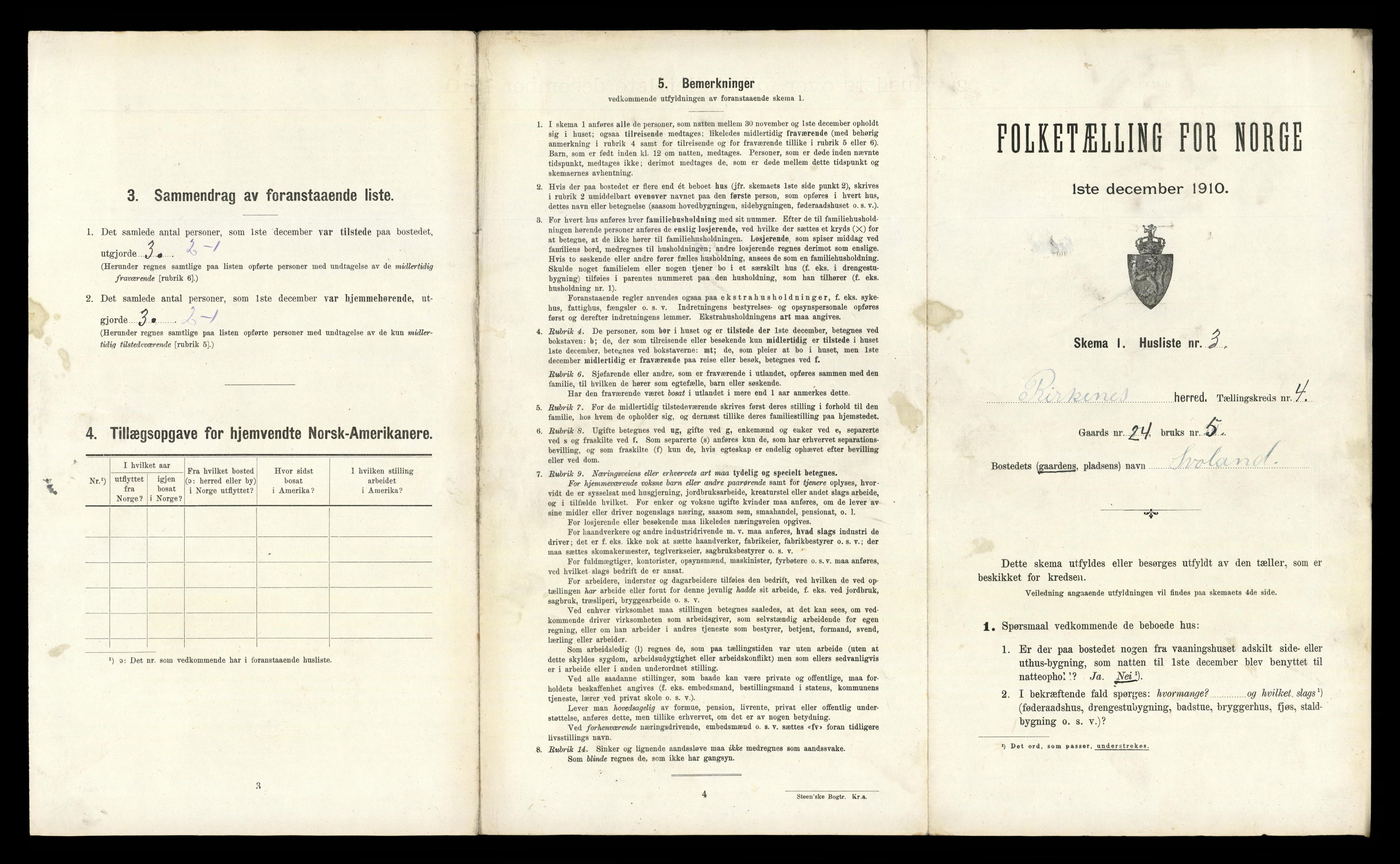 RA, Folketelling 1910 for 0928 Birkenes herred, 1910, s. 488