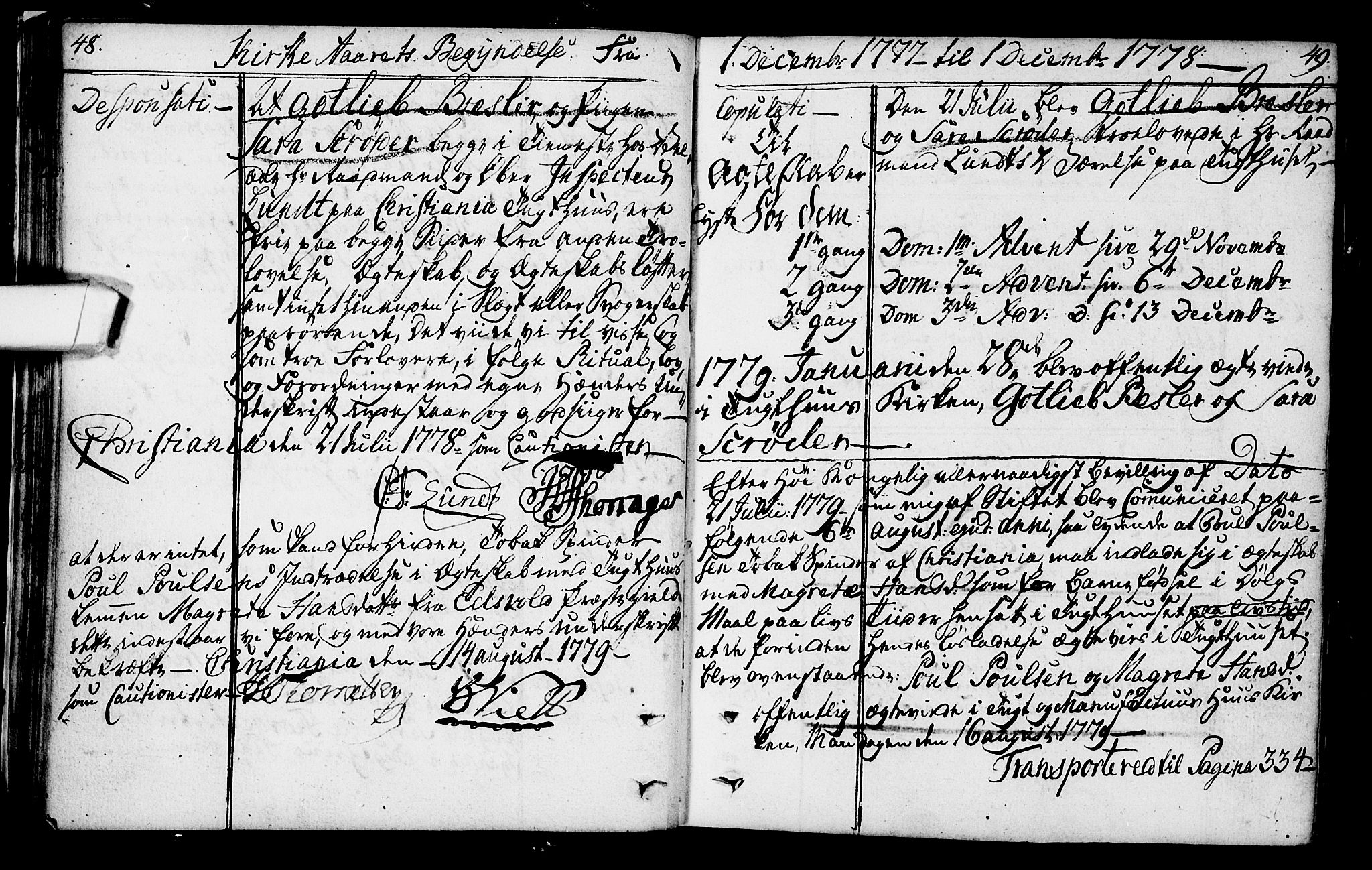 Kristiania tukthusprest Kirkebøker, AV/SAO-A-10881/F/Fa/L0001: Ministerialbok nr. 1, 1758-1828, s. 48-49