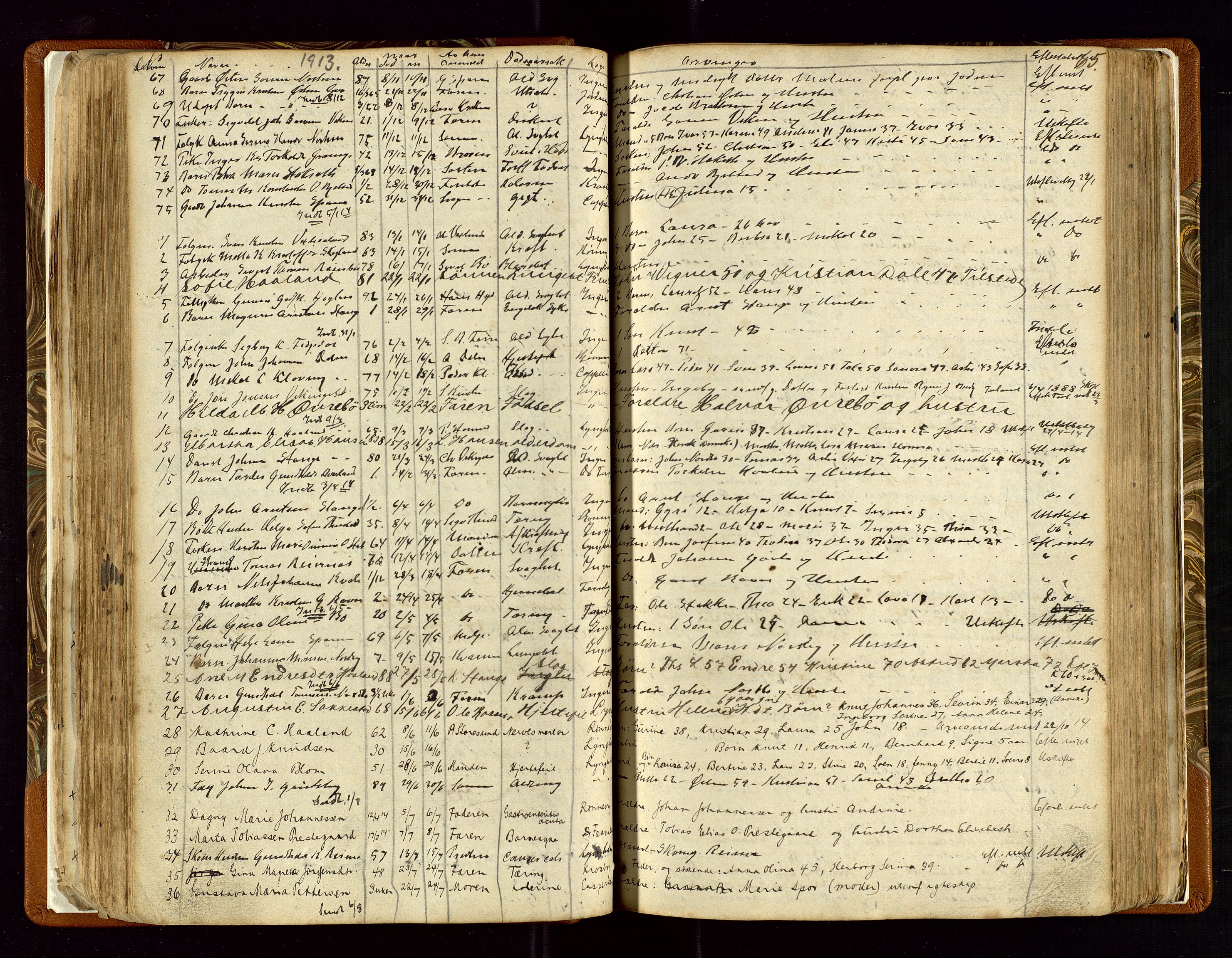 Torvestad lensmannskontor, AV/SAST-A-100307/1/Gga/L0001: "Protocol over Straffanger i Torvestads Thinglaugs Lensmandsarrest", 1883-1931, s. 65