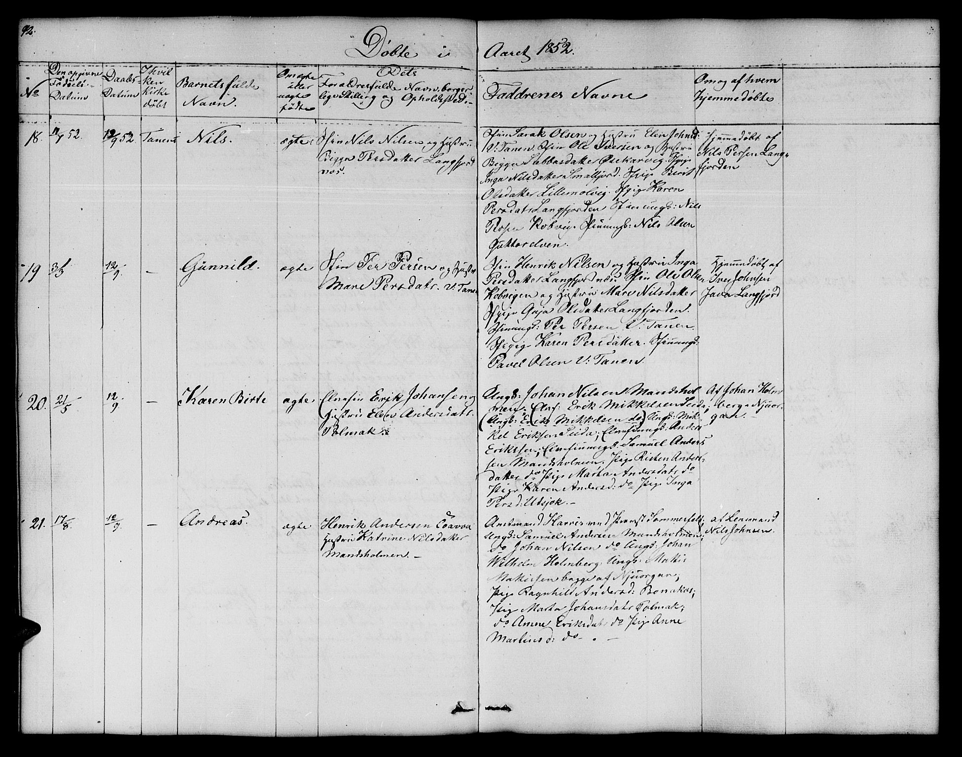 Nesseby sokneprestkontor, AV/SATØ-S-1330/H/Hb/L0005klokker: Klokkerbok nr. 5, 1846-1852, s. 92-93