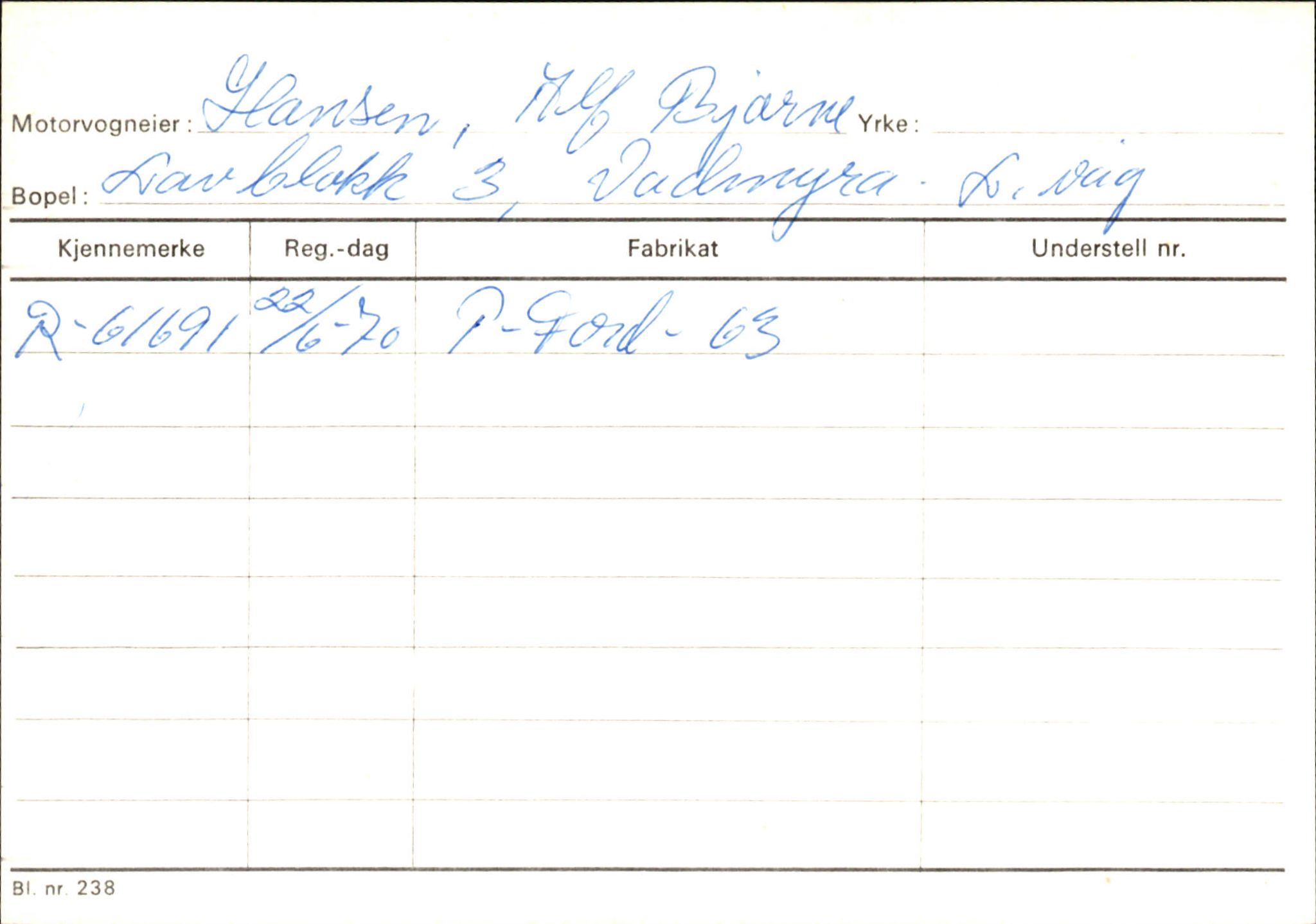 Statens vegvesen, Hordaland vegkontor, SAB/A-5201/2/Ha/L0018: R-eierkort H, 1920-1971, s. 878