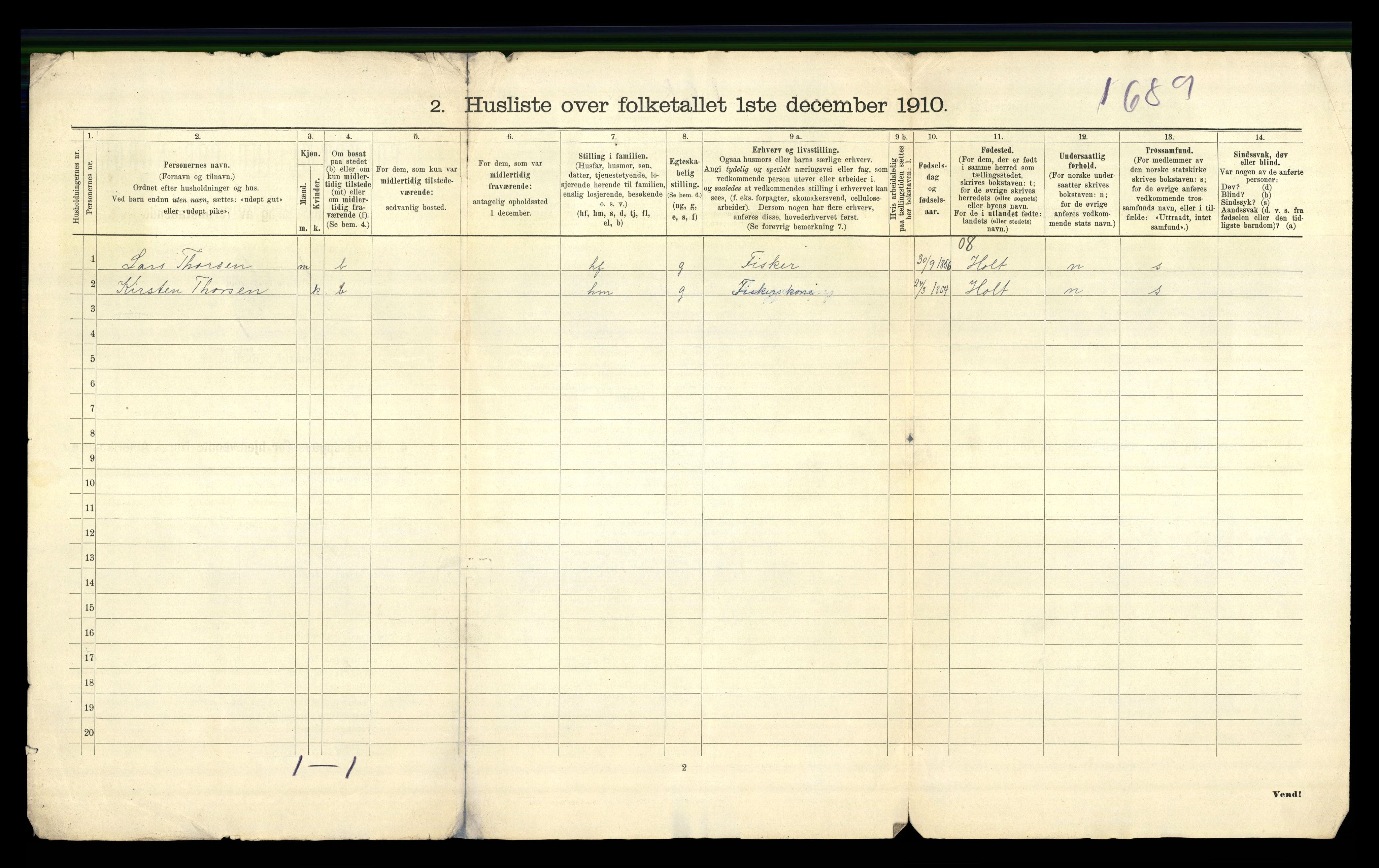 RA, Folketelling 1910 for 0916 Flosta herred, 1910, s. 28