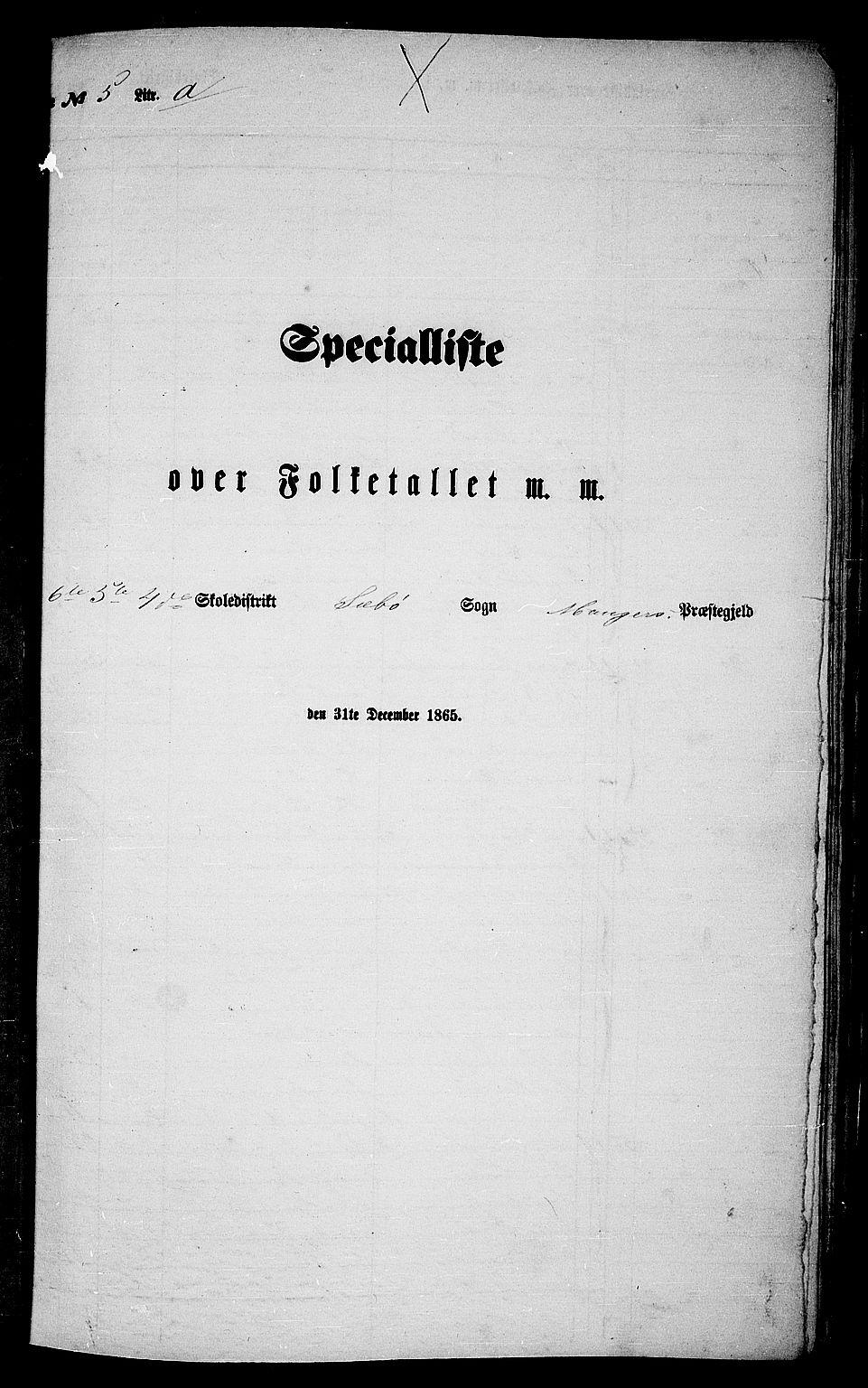 RA, Folketelling 1865 for 1261P Manger prestegjeld, 1865, s. 94