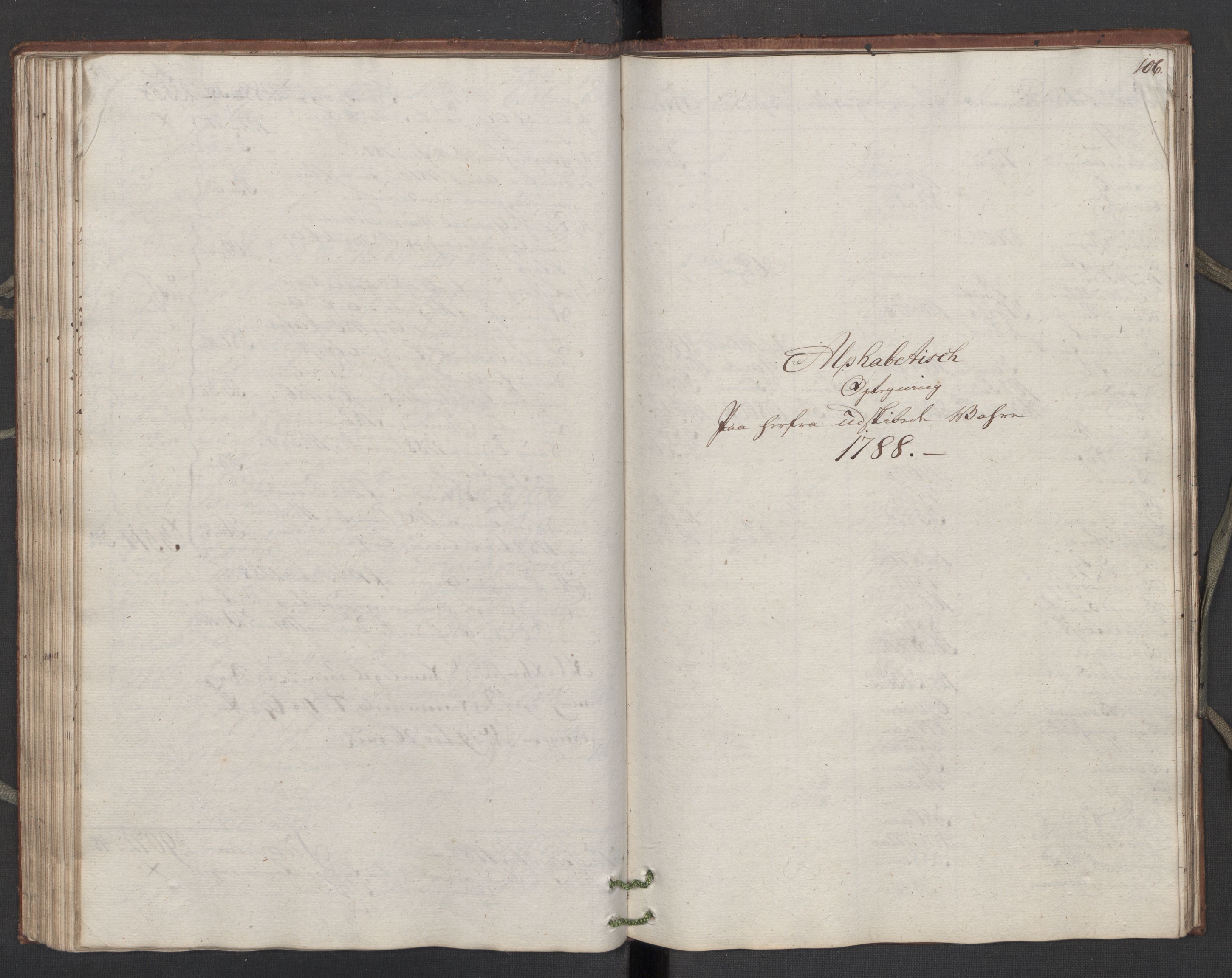 Generaltollkammeret, tollregnskaper, AV/RA-EA-5490/R16/L0107/0002: Tollregnskaper Kristiansand / Utgående hovedtollbok, 1788, s. 105b-106a