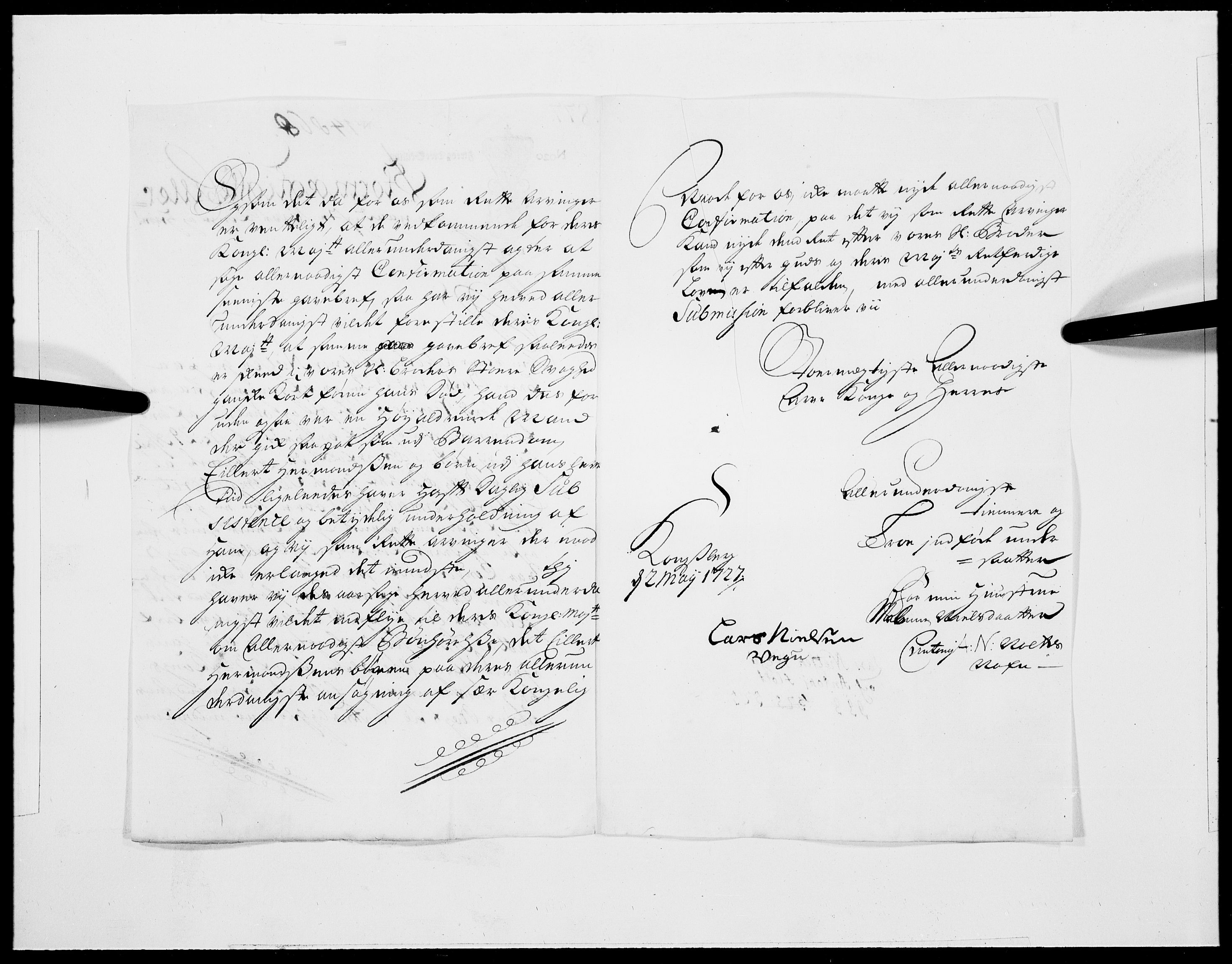 Danske Kanselli 1572-1799, AV/RA-EA-3023/F/Fc/Fcc/Fcca/L0101: Norske innlegg 1572-1799, 1727, s. 230