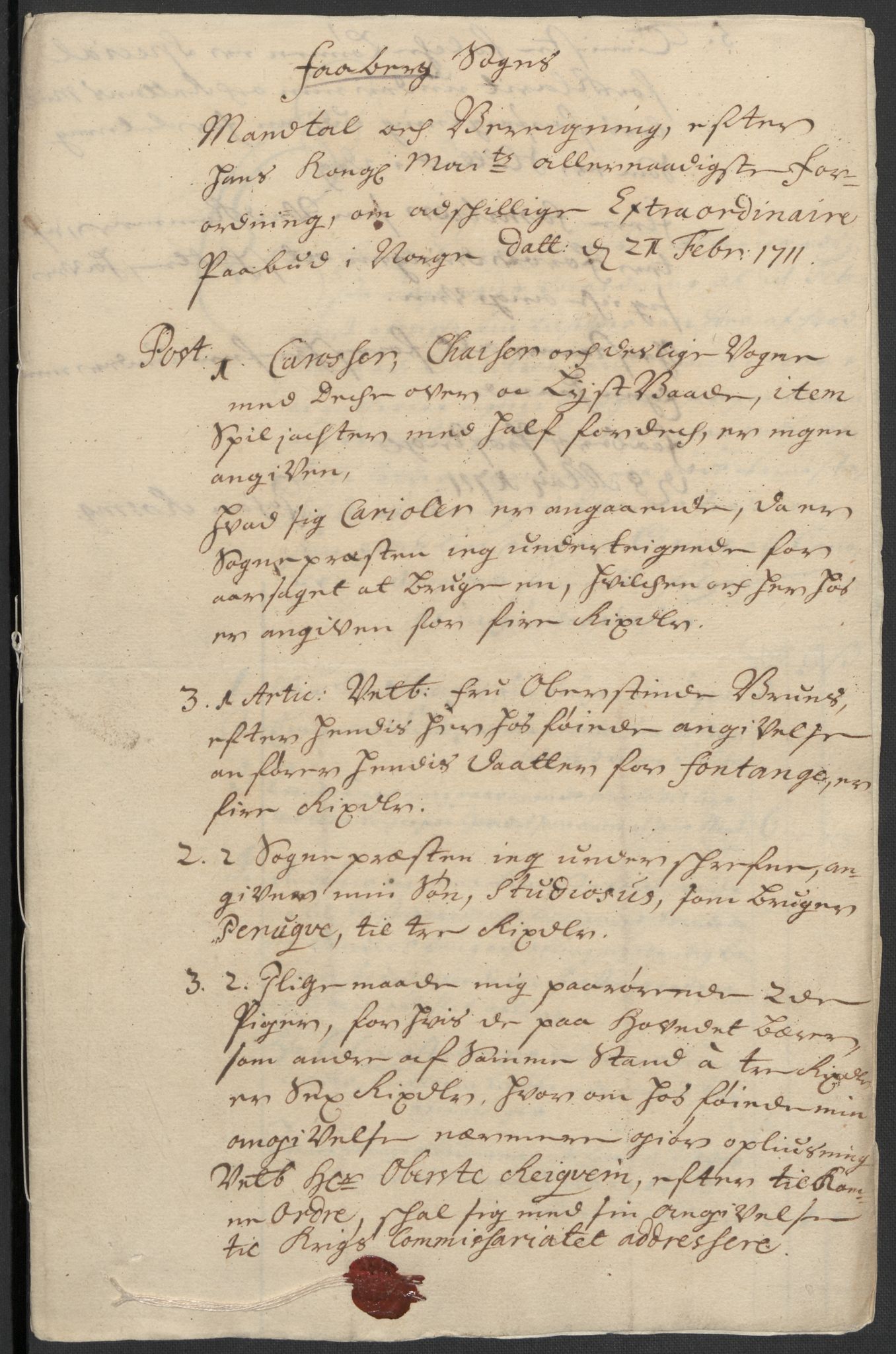 Rentekammeret inntil 1814, Reviderte regnskaper, Fogderegnskap, RA/EA-4092/R17/L1180: Fogderegnskap Gudbrandsdal, 1711, s. 149