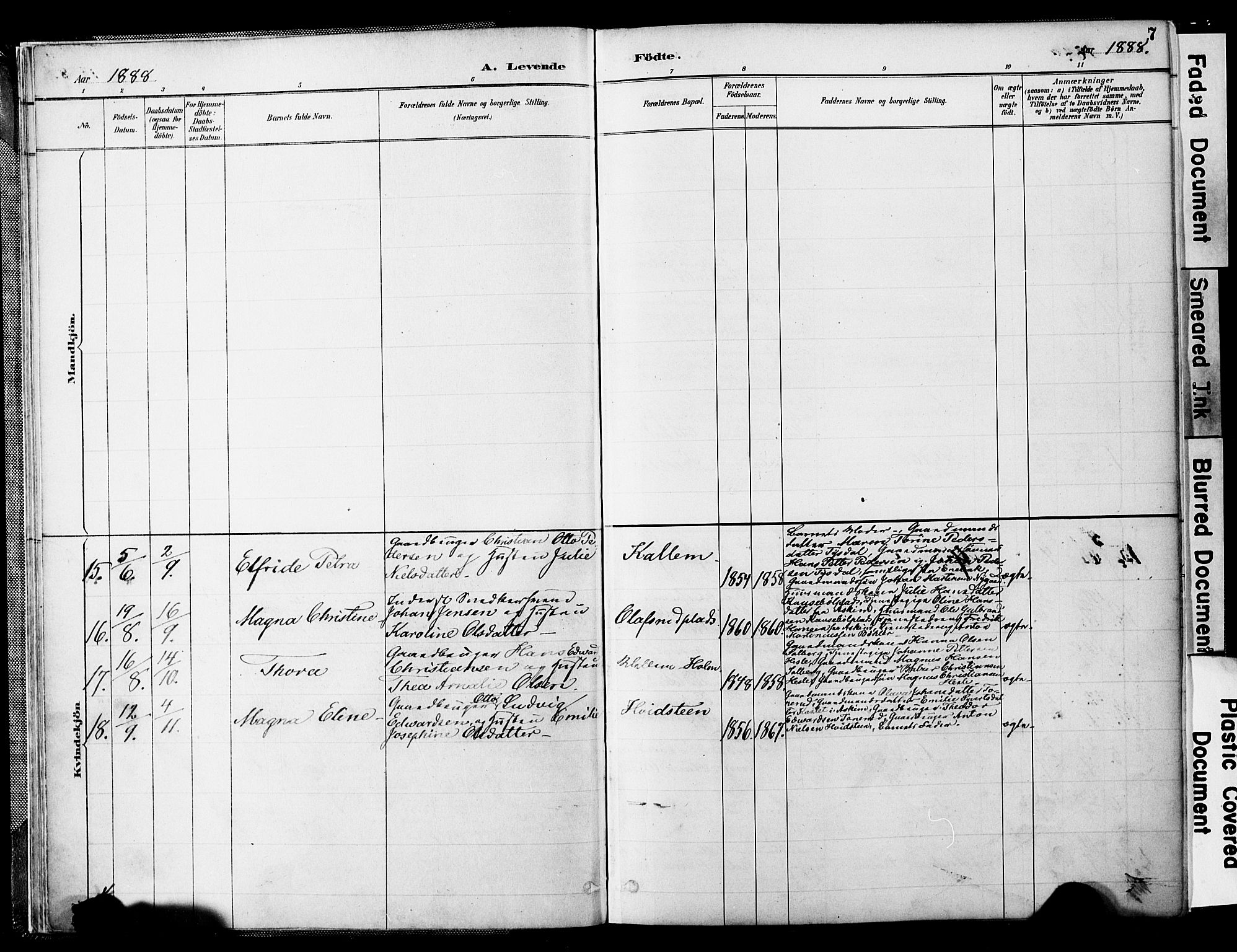 Spydeberg prestekontor Kirkebøker, AV/SAO-A-10924/F/Fb/L0001: Ministerialbok nr. II 1, 1886-1907, s. 7