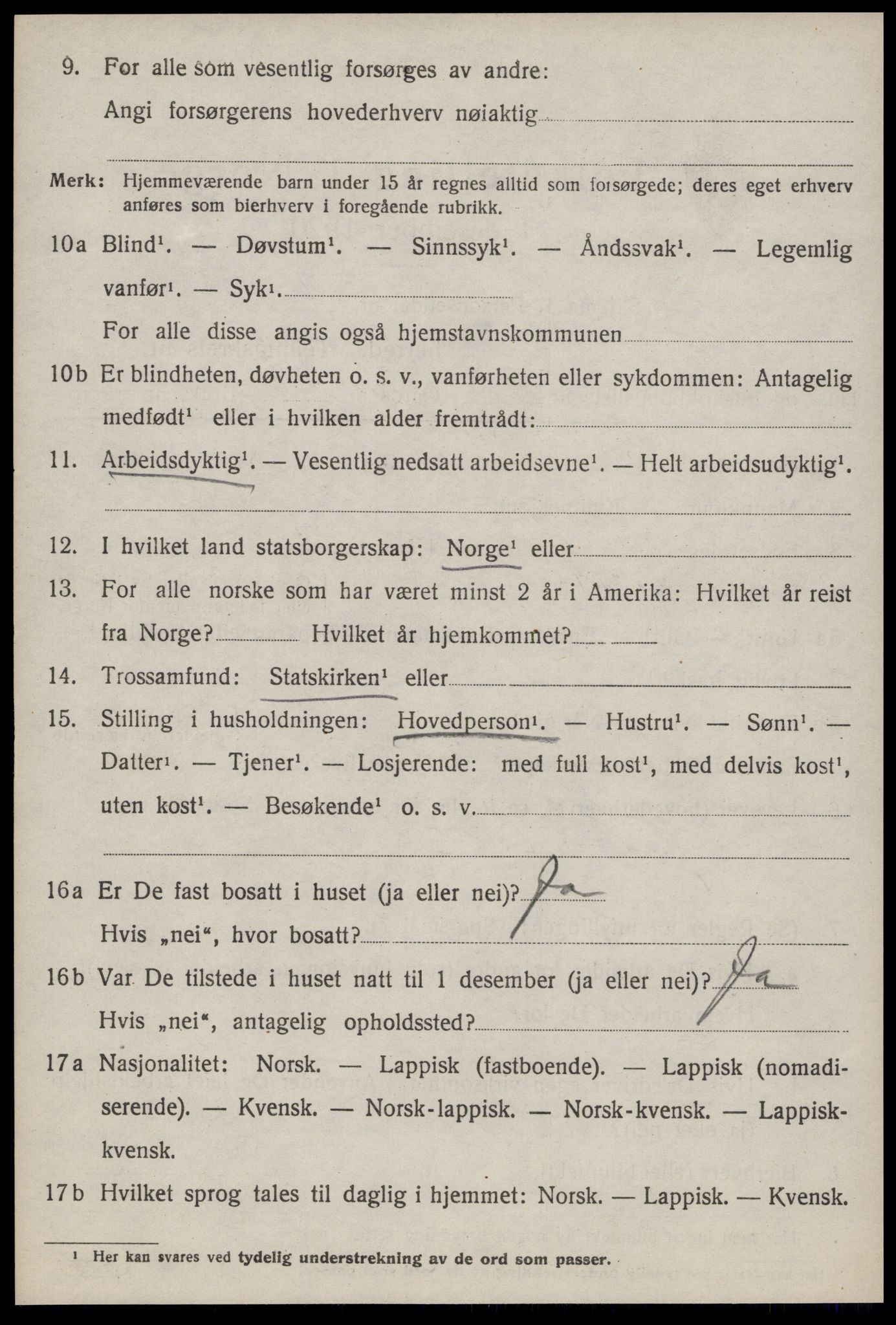 SAT, Folketelling 1920 for 1661 Tiller herred, 1920, s. 2132