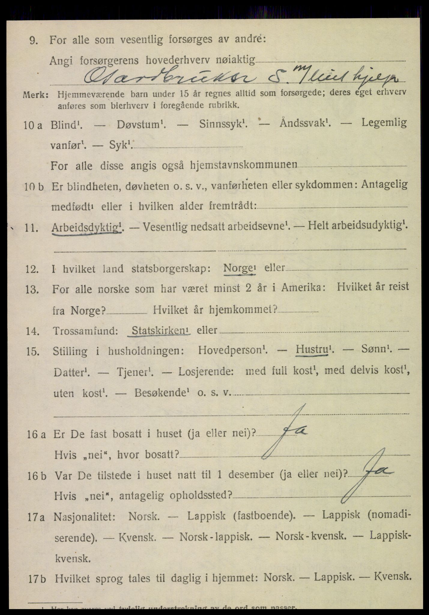 SAT, Folketelling 1920 for 1812 Vik herred, 1920, s. 5530
