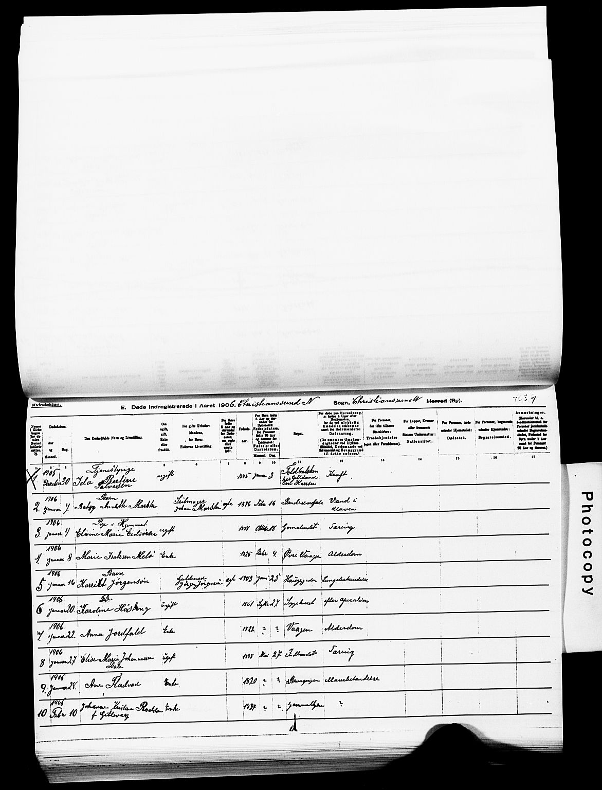 Ministerialprotokoller, klokkerbøker og fødselsregistre - Møre og Romsdal, AV/SAT-A-1454/572/L0860: Ministerialbok nr. 572D04, 1903-1916