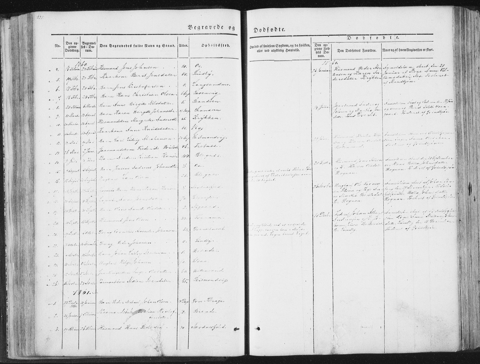 Ministerialprotokoller, klokkerbøker og fødselsregistre - Nordland, SAT/A-1459/847/L0667: Ministerialbok nr. 847A07, 1842-1871, s. 331