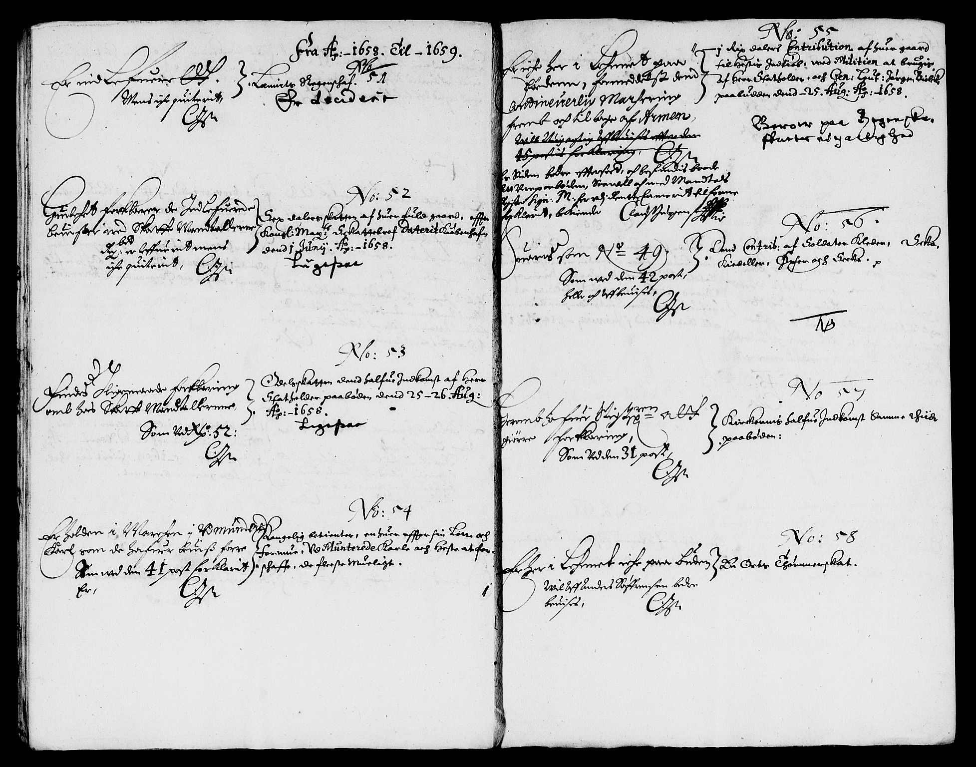 Rentekammeret inntil 1814, Reviderte regnskaper, Lensregnskaper, AV/RA-EA-5023/R/Rb/Rbg/L0011: Verne kloster len, 1651-1661