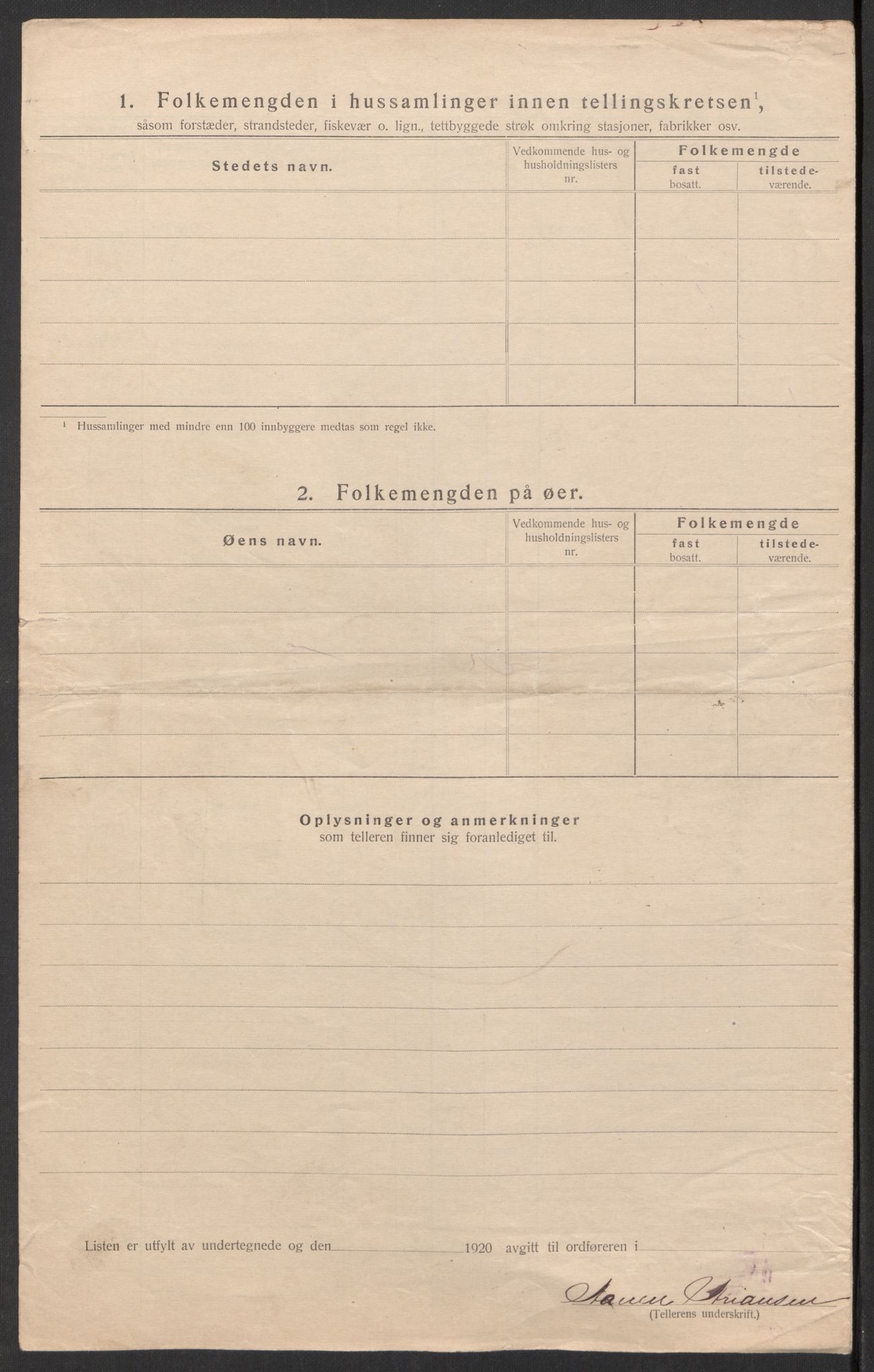 SAK, Folketelling 1920 for 1030 Spangereid herred, 1920, s. 48