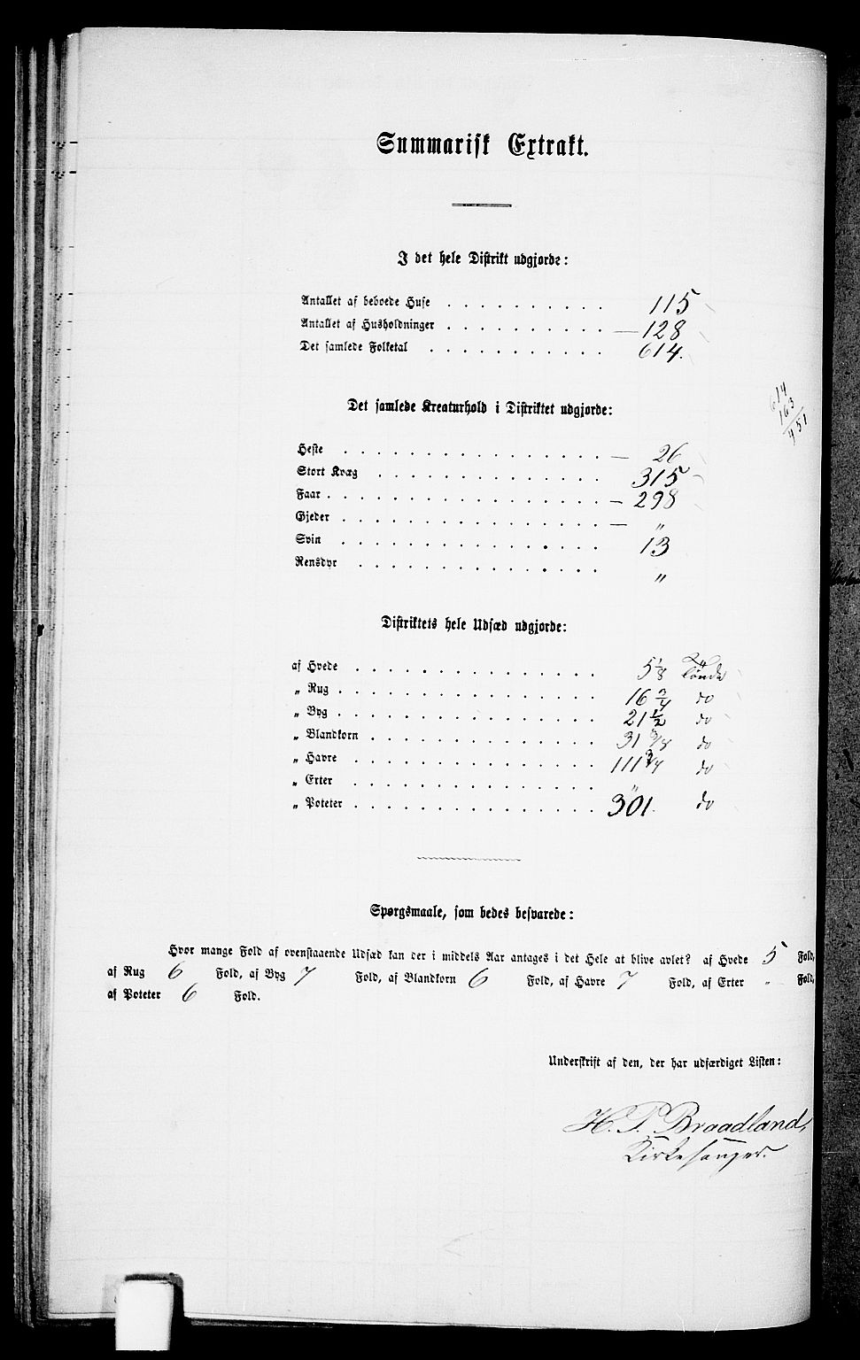 RA, Folketelling 1865 for 1029P Sør-Audnedal prestegjeld, 1865, s. 102