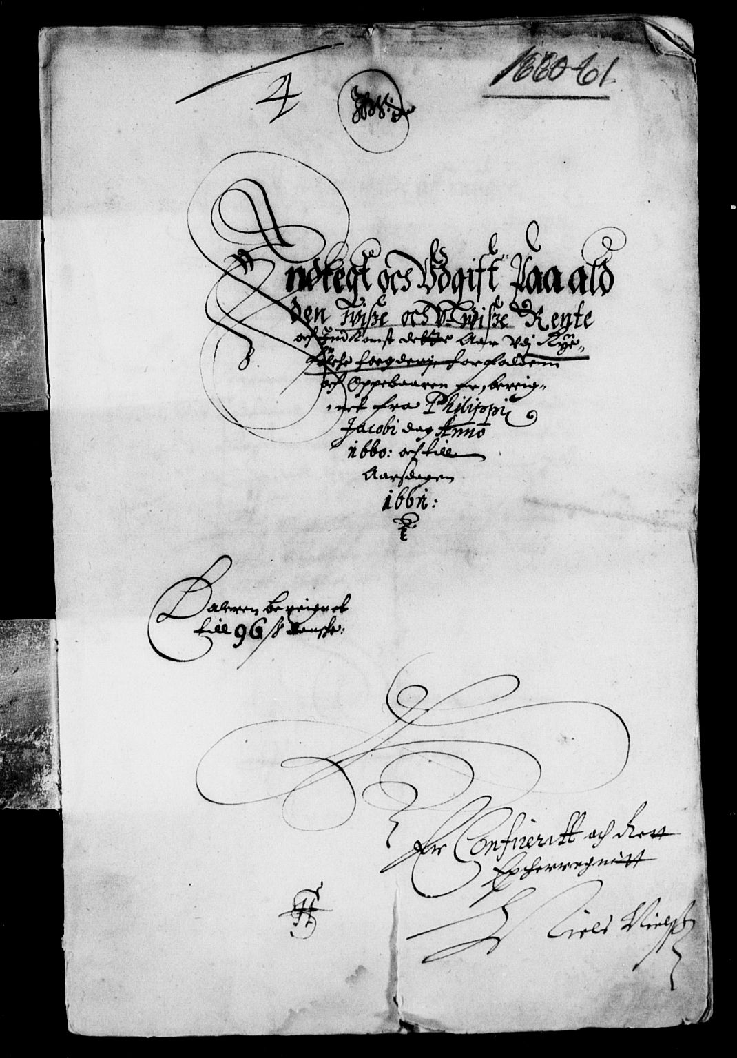 Rentekammeret inntil 1814, Reviderte regnskaper, Lensregnskaper, AV/RA-EA-5023/R/Rb/Rbs/L0042: Stavanger len, 1659-1661