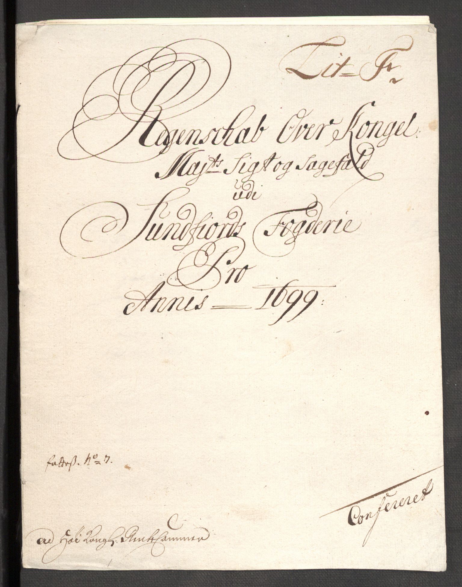 Rentekammeret inntil 1814, Reviderte regnskaper, Fogderegnskap, RA/EA-4092/R53/L3424: Fogderegnskap Sunn- og Nordfjord, 1699, s. 134