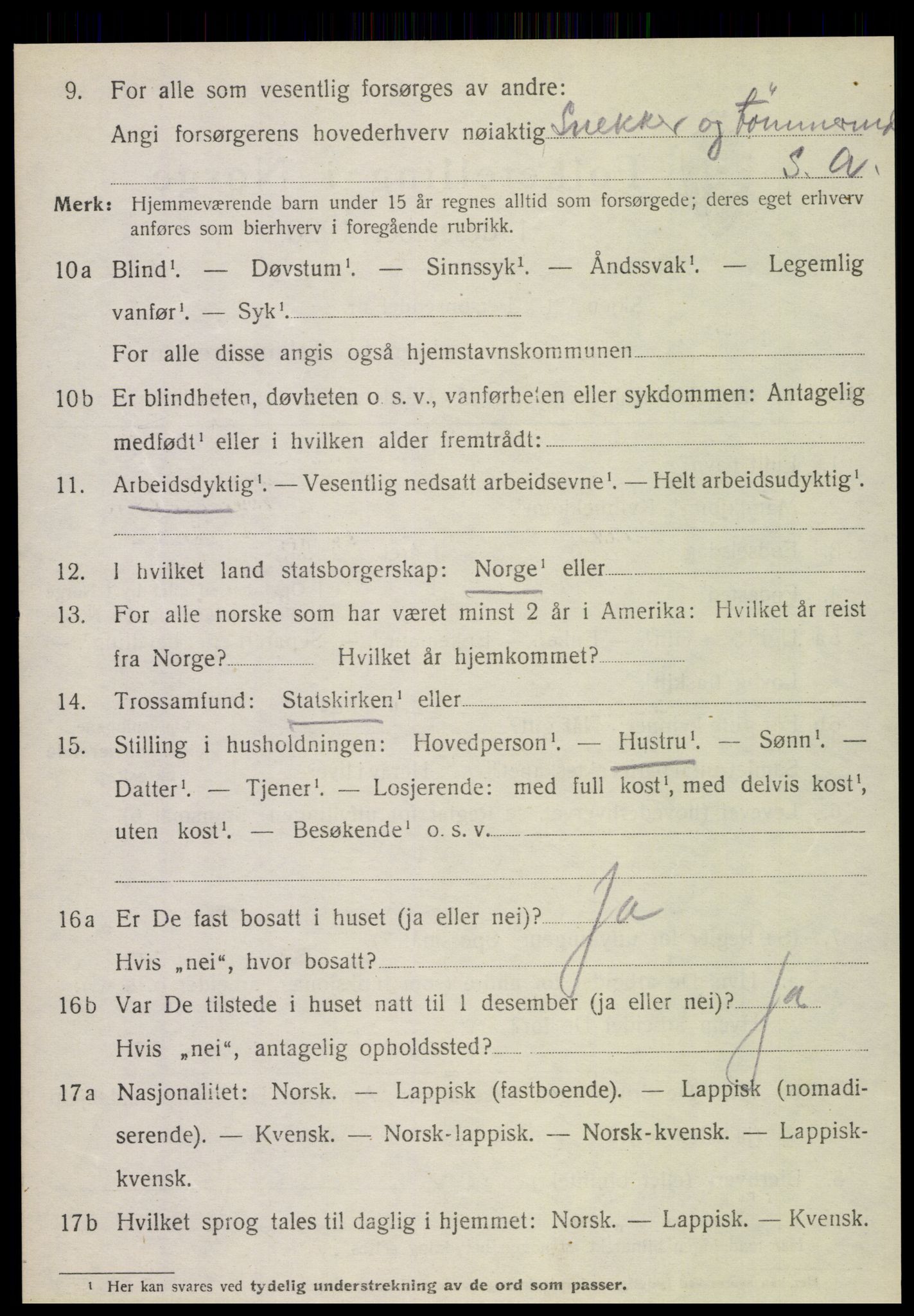 SAT, Folketelling 1920 for 1841 Fauske herred, 1920, s. 6835